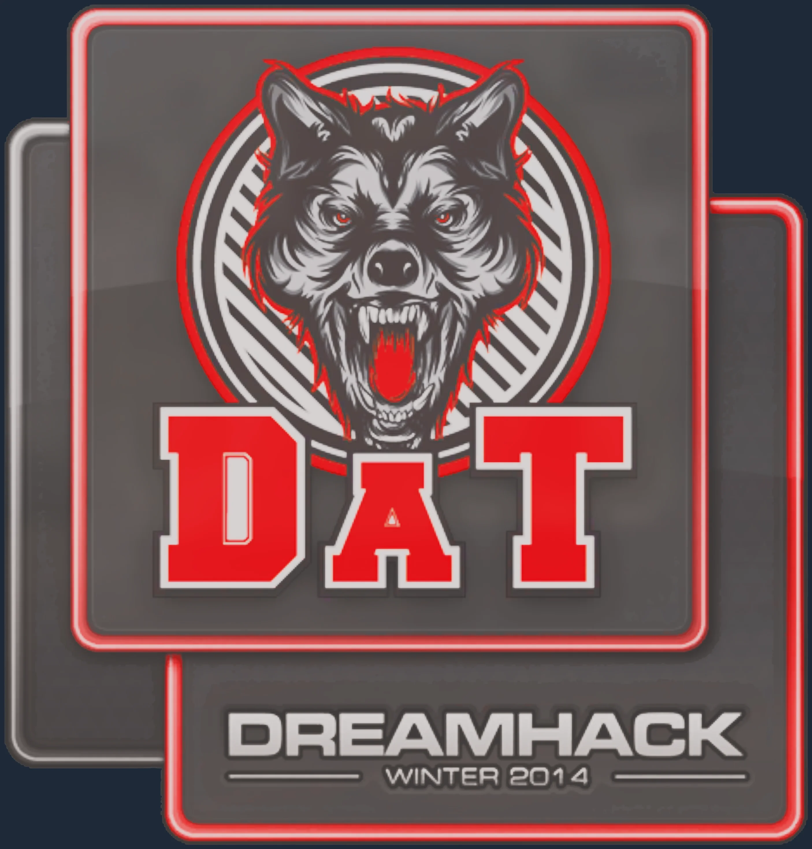 Sticker | dAT team | DreamHack 2014 Image