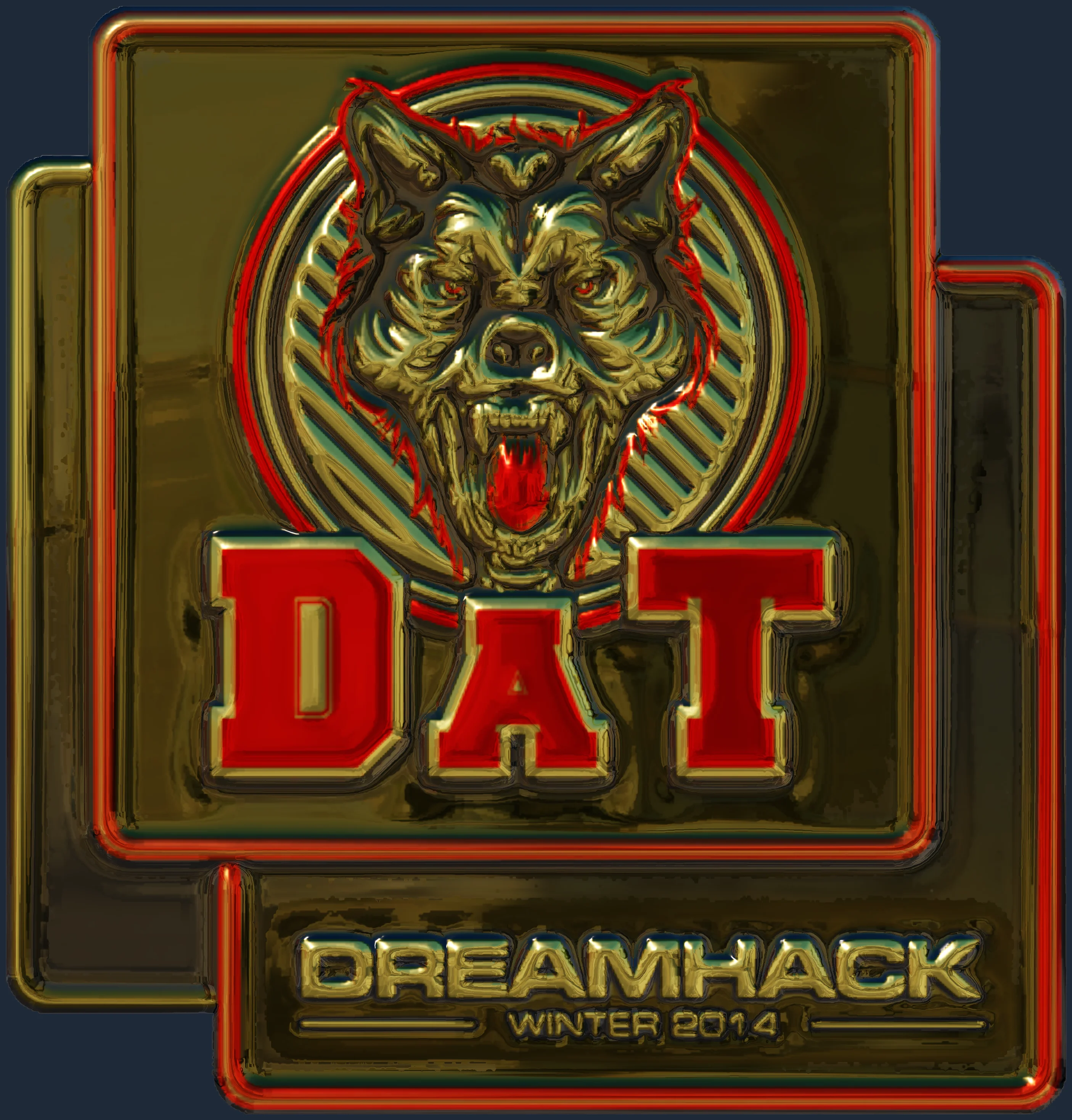 Sticker | dAT team (Gold) | DreamHack 2014 Image