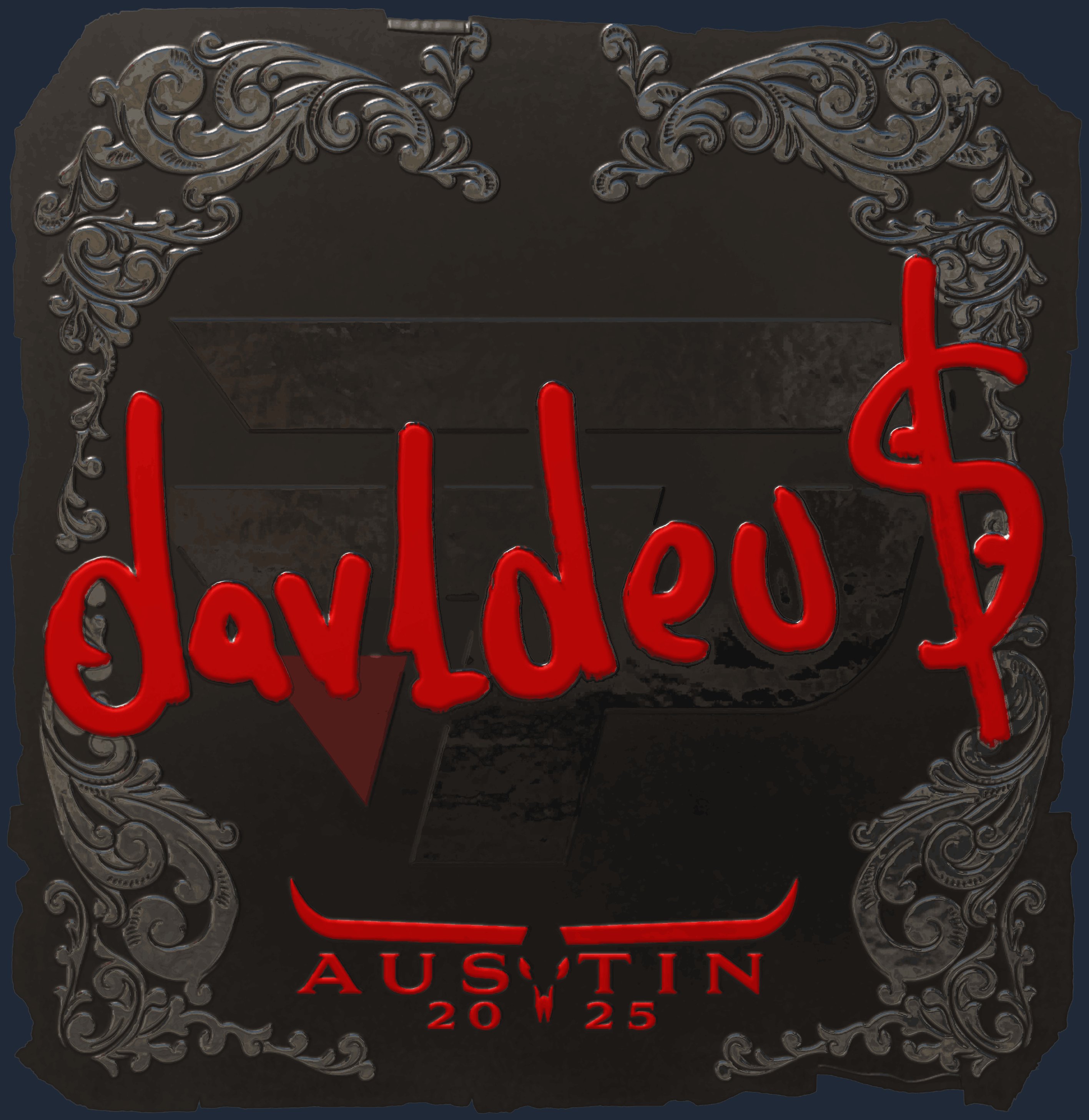 Sticker | dav1deuS (Foil) | Austin 2025 Image