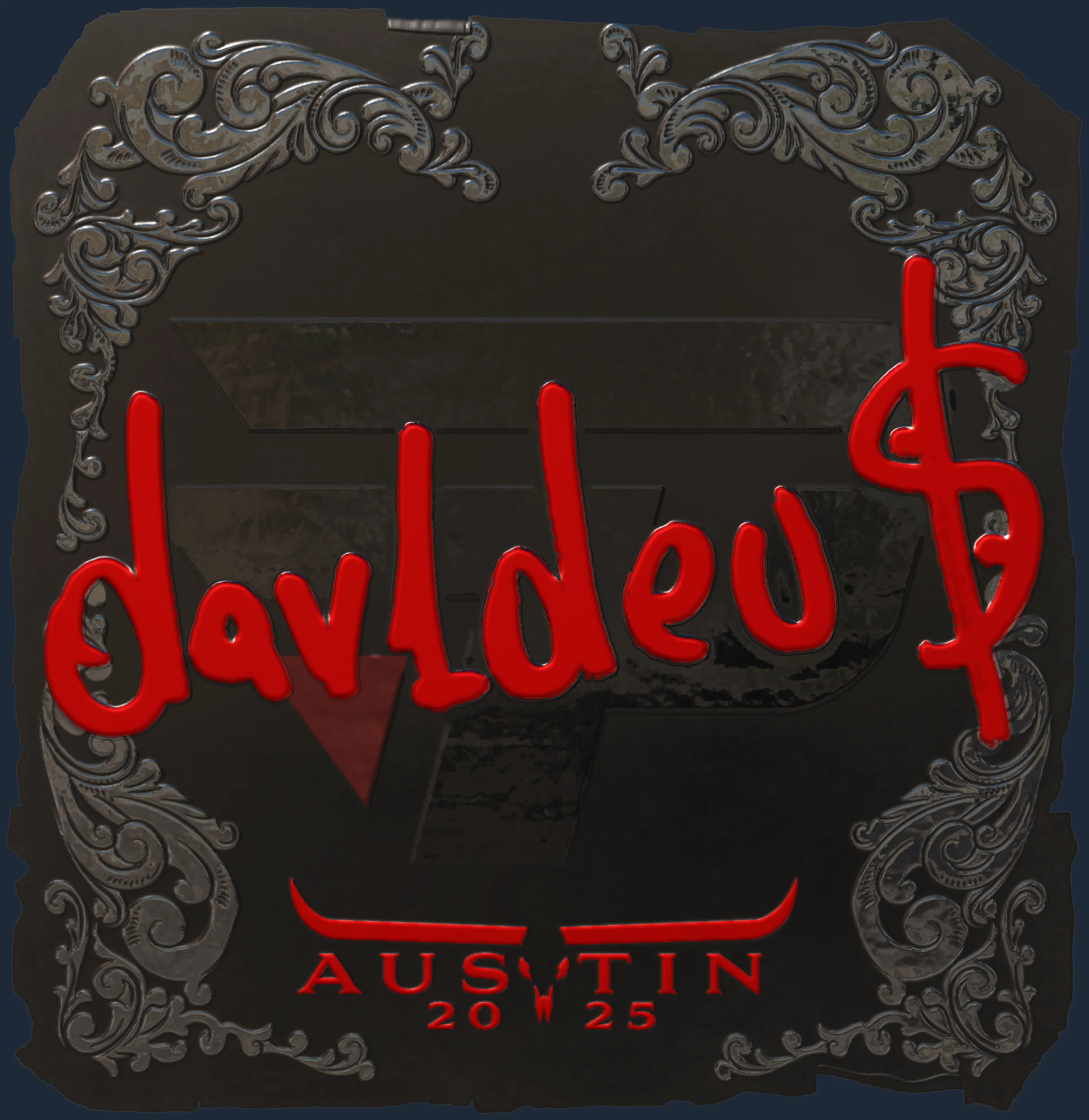 Sticker | dav1deuS (Foil) | Austin 2025 Image