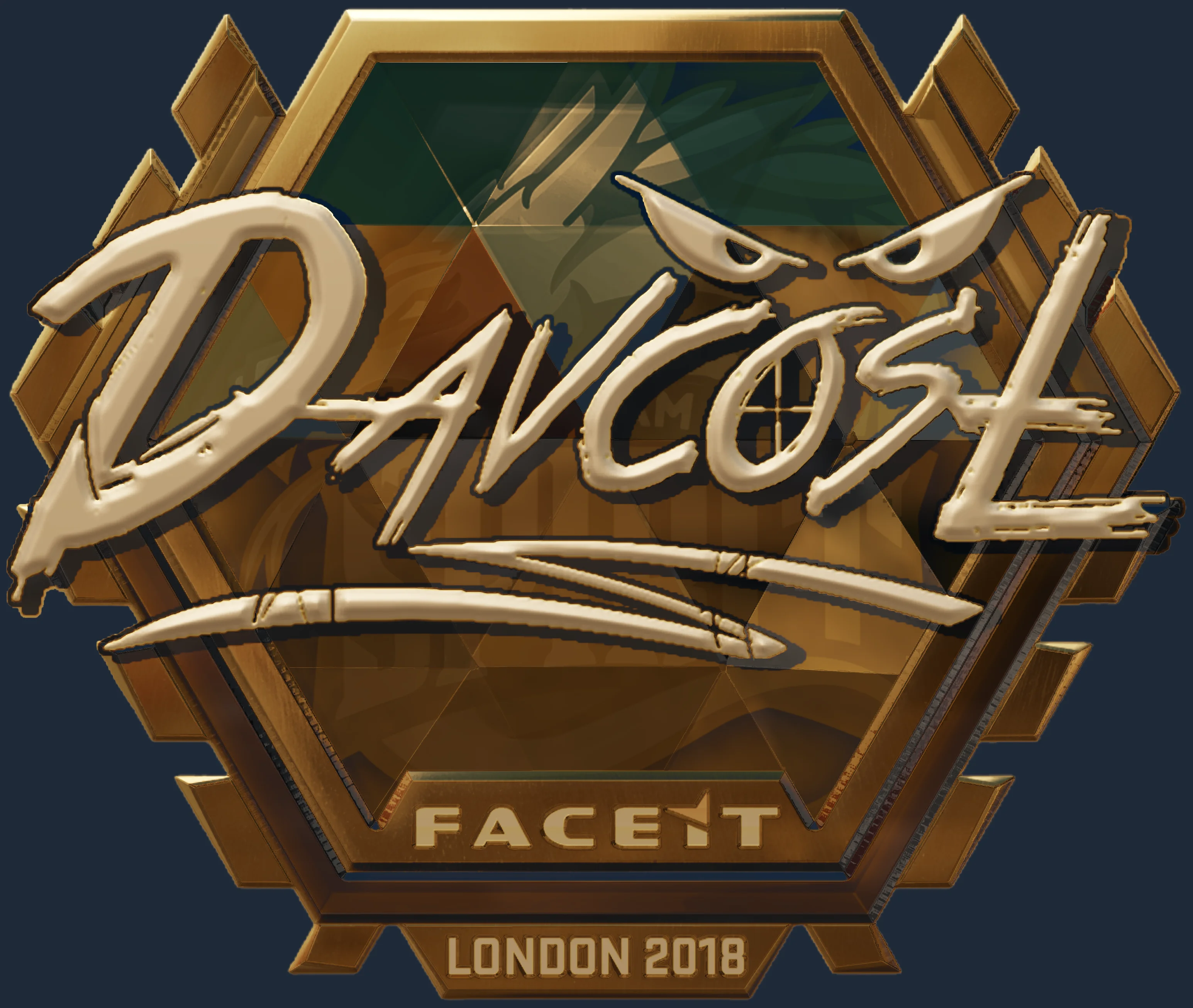 Sticker | DavCost (Gold) | London 2018 Image