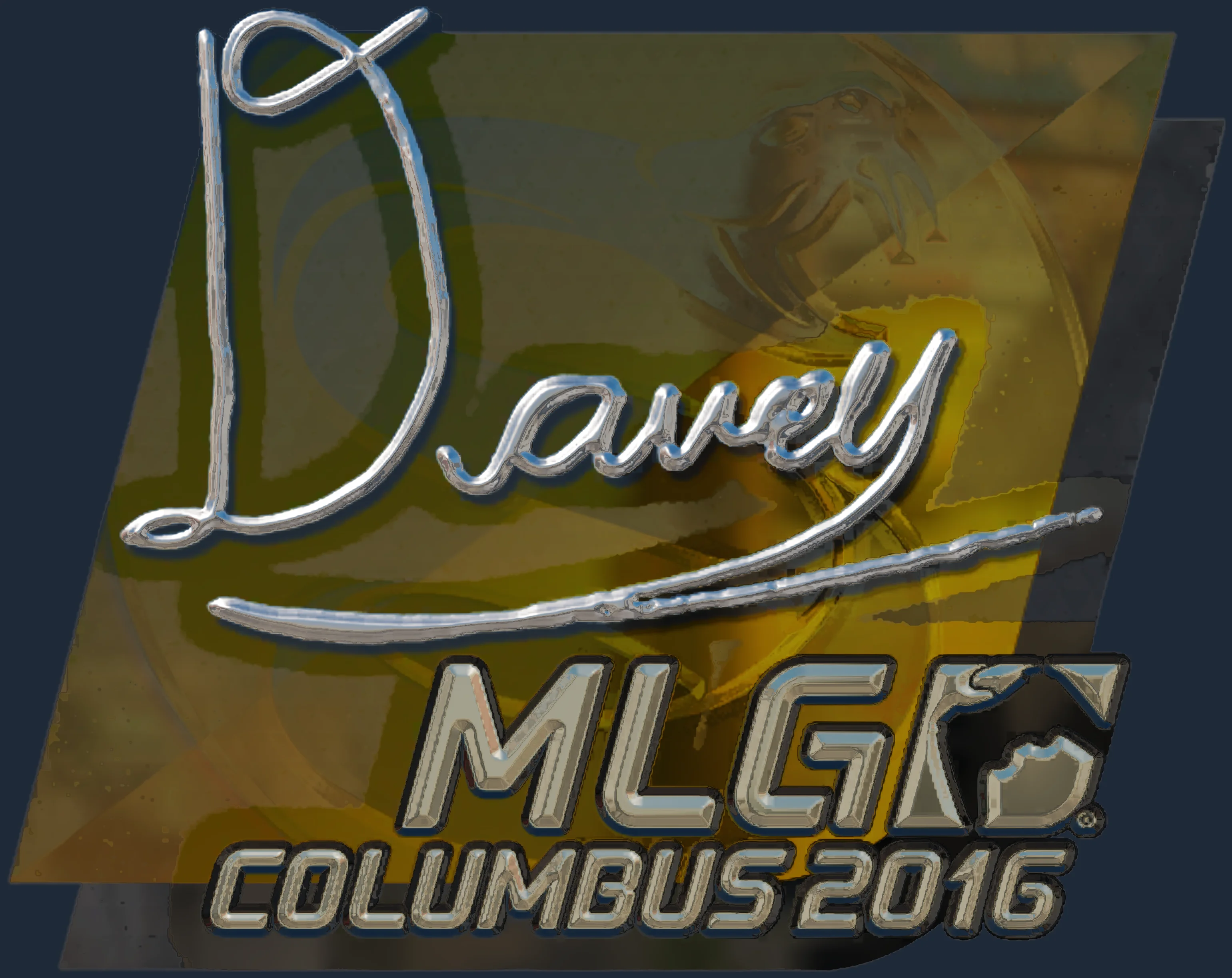 Sticker | DAVEY (Foil) | MLG Columbus 2016 Image