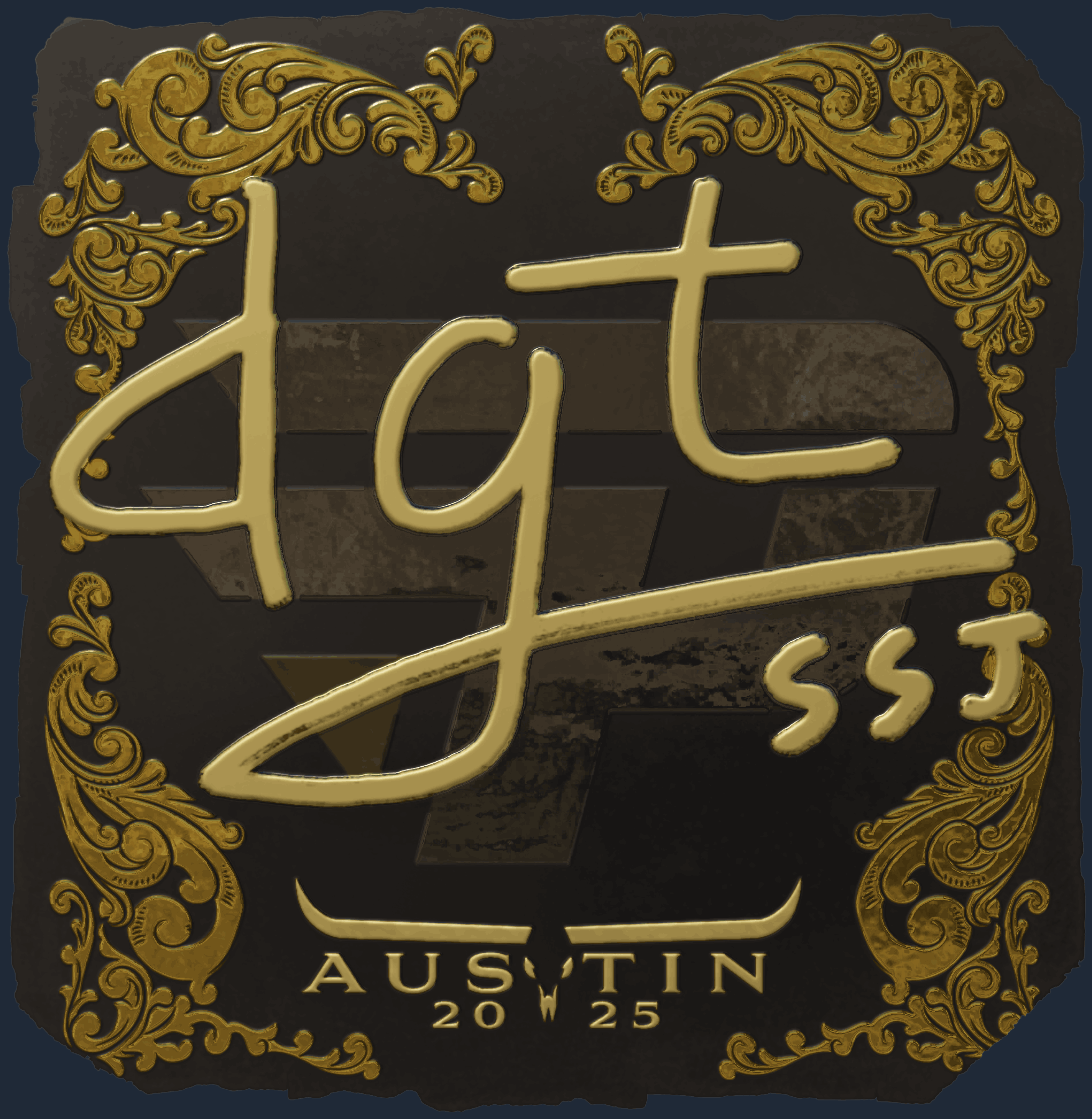 Sticker | dgt (Gold) | Austin 2025 Image