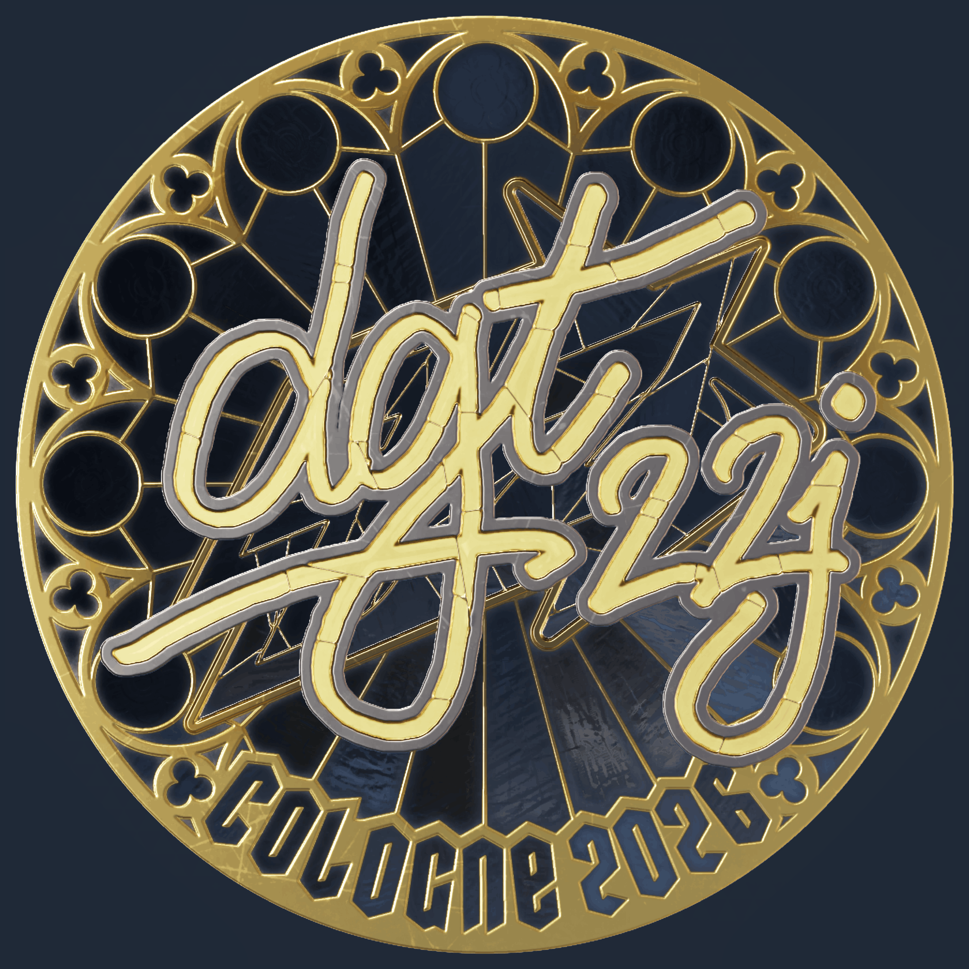 Sticker | dgt (Gold) | Cologne 2026 Image