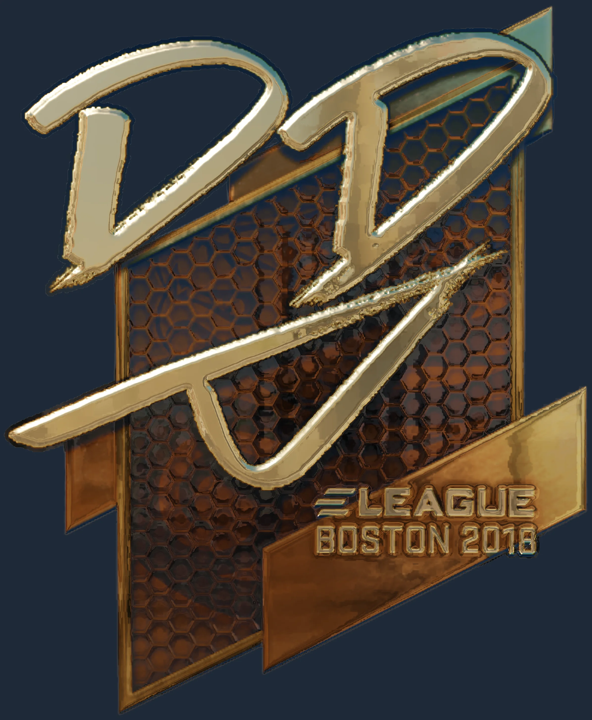 Sticker | DD (Gold) | Boston 2018 Image