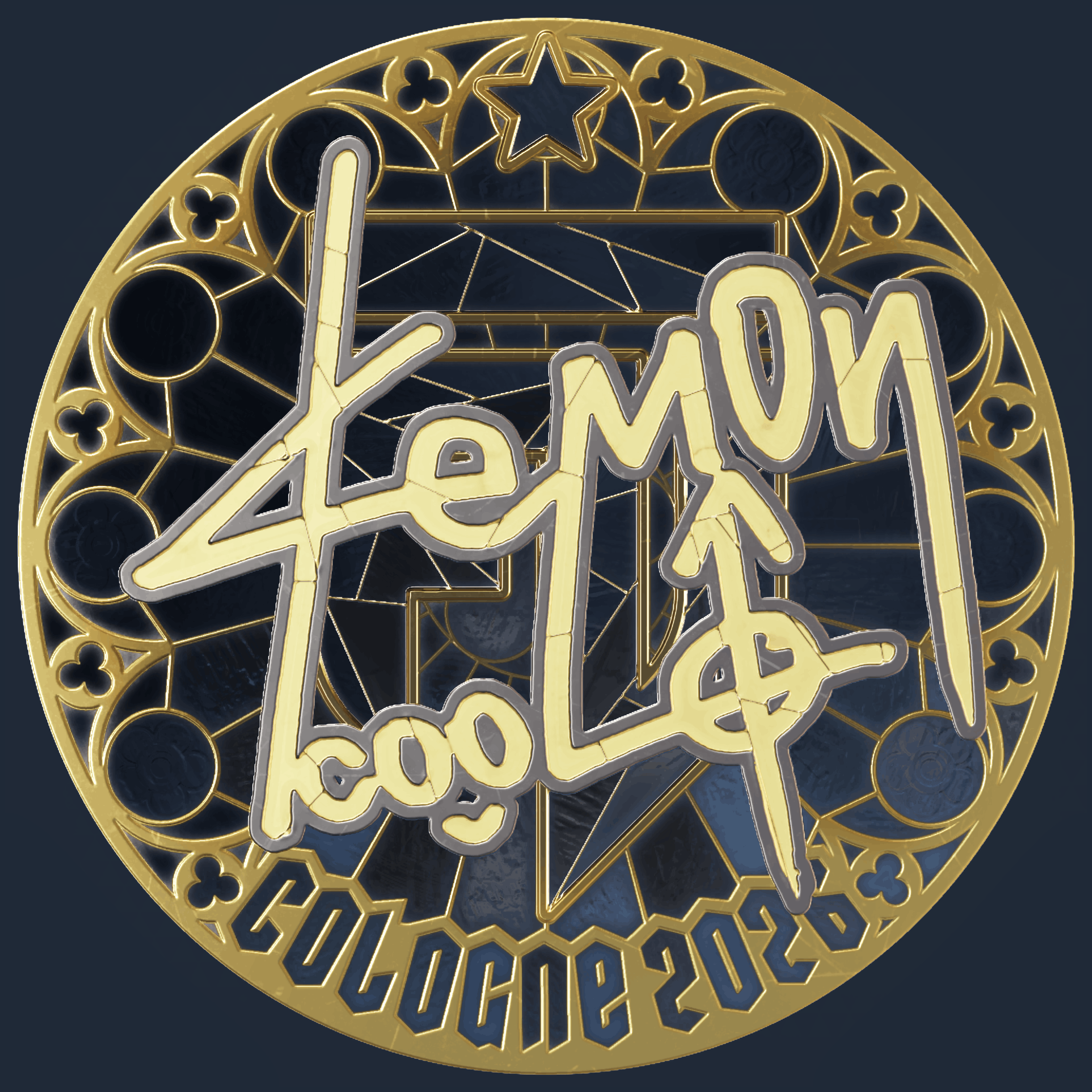 Sticker | dem0n (Gold) | Cologne 2026 Image