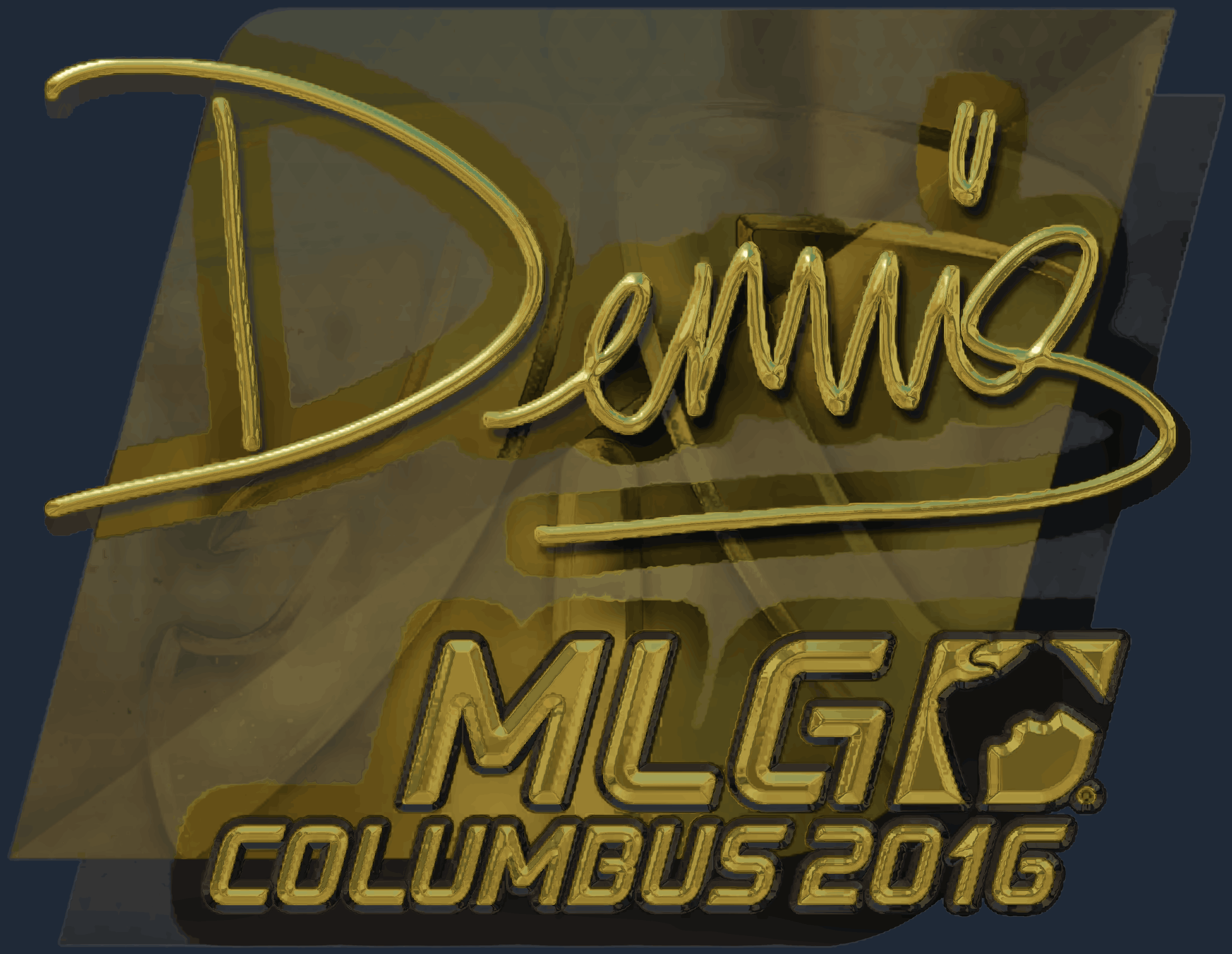 Sticker | dennis (Gold) | MLG Columbus 2016 Image