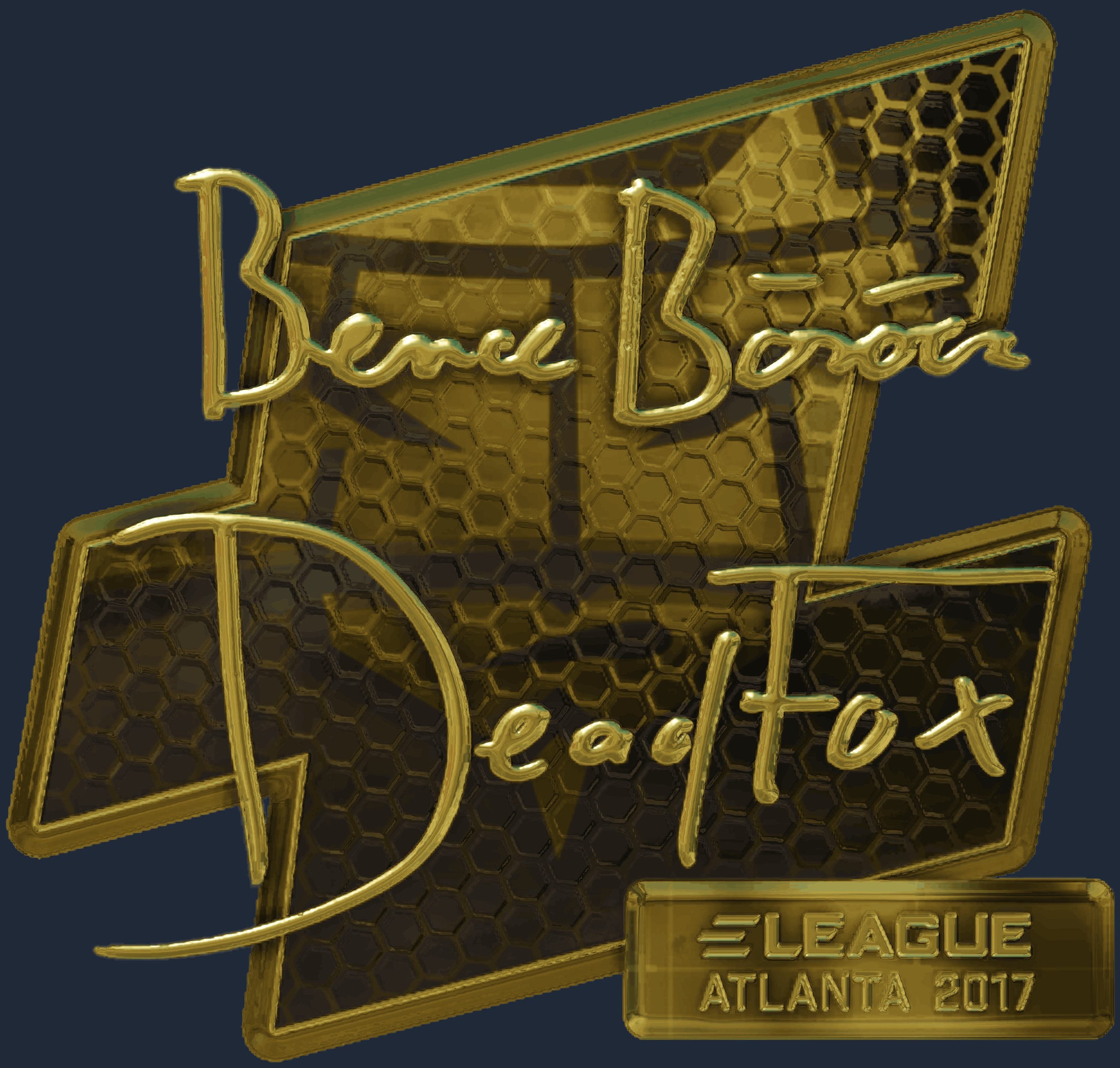 Sticker | DeadFox (Gold) | Atlanta 2017 Image