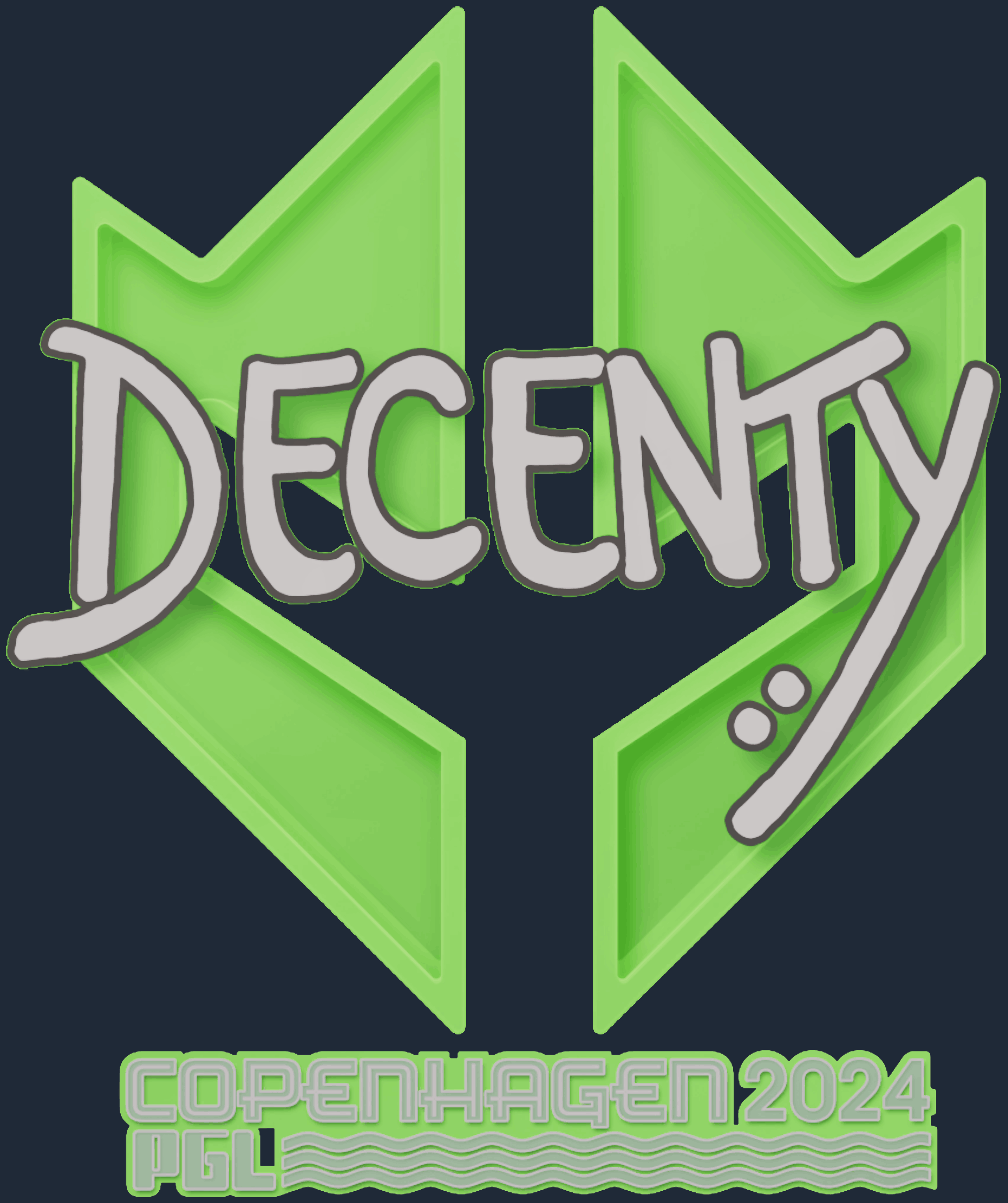 Sticker | decenty | Copenhagen 2024 Image