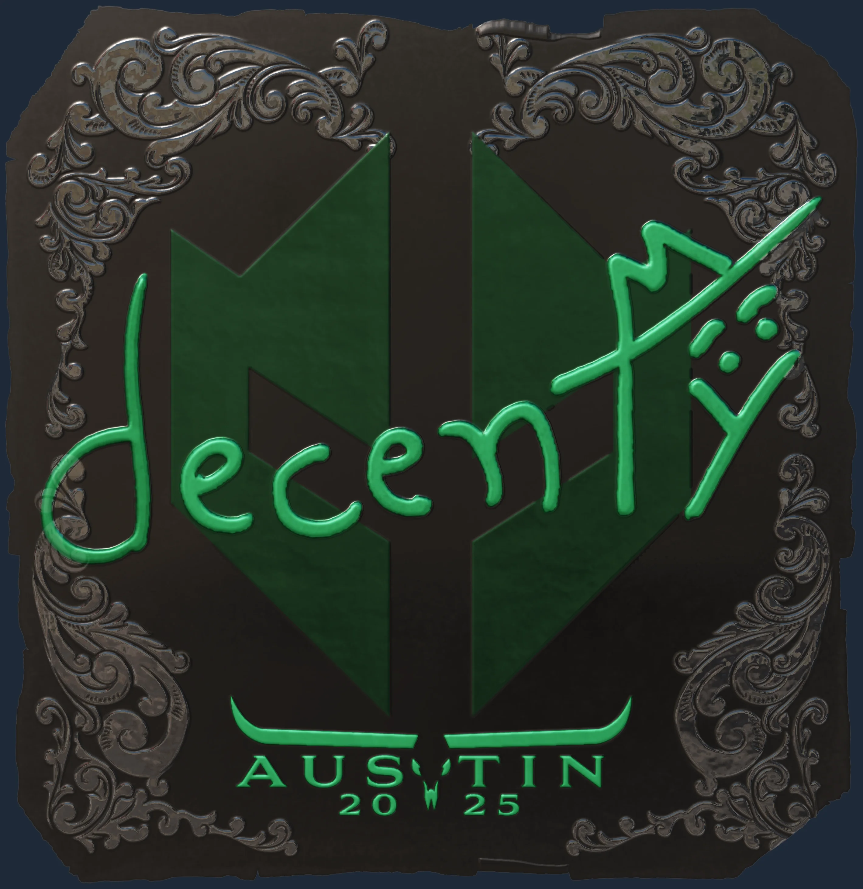 Sticker | decenty (Foil) | Austin 2025 Image