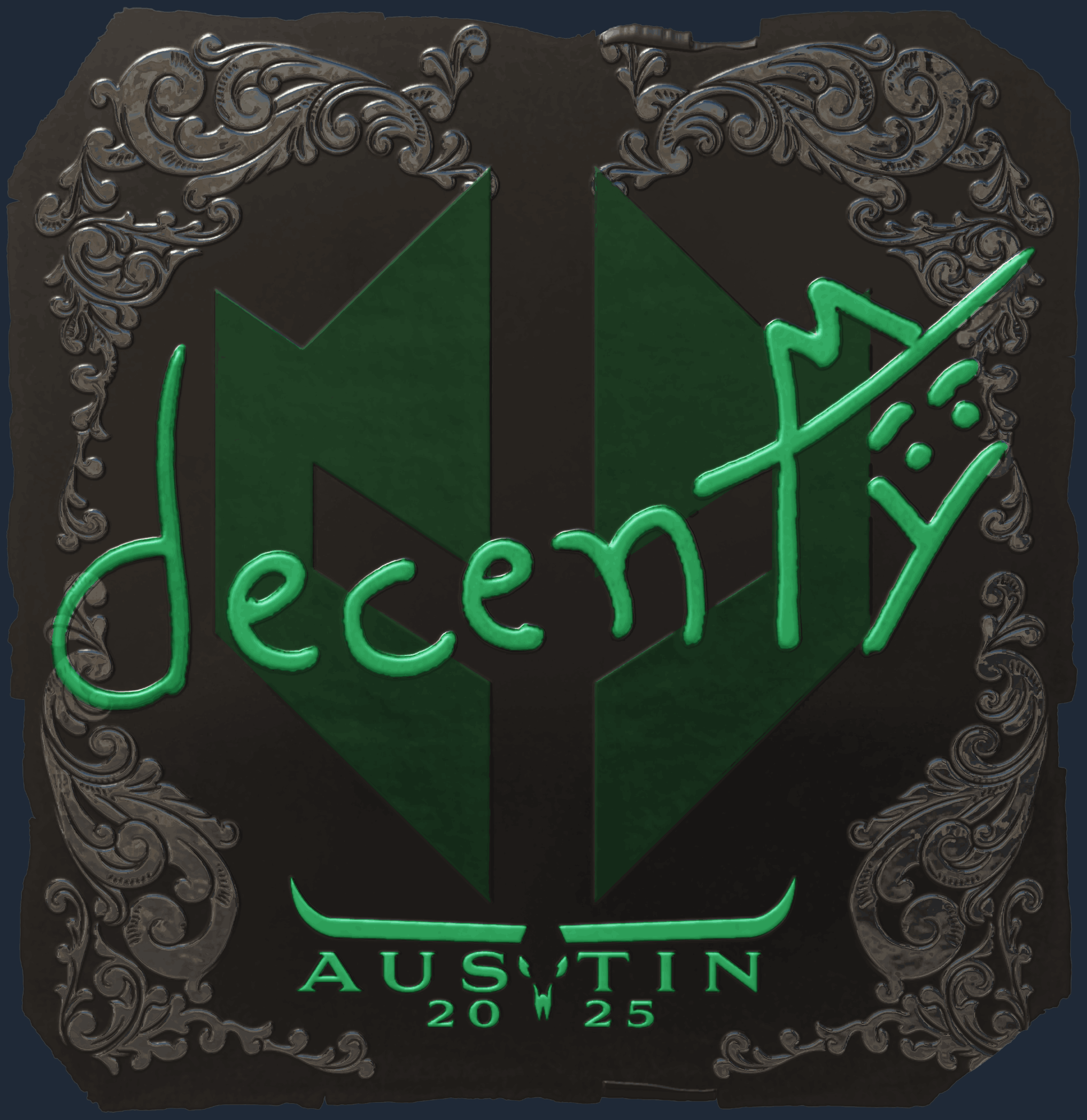 Sticker | decenty (Foil) | Austin 2025 Image
