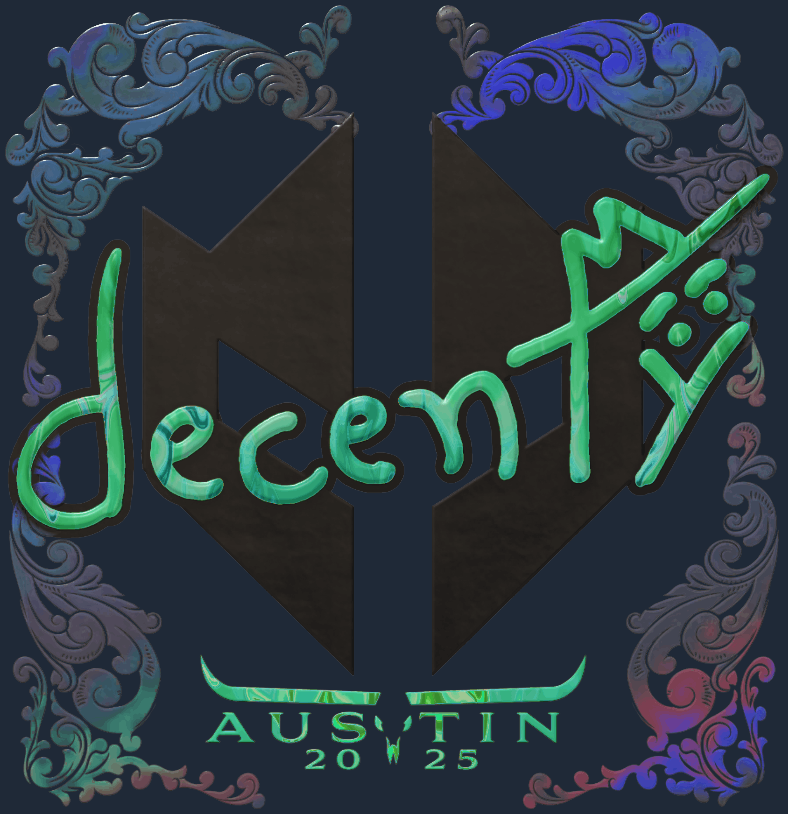 Sticker | decenty (Holo) | Austin 2025 Image