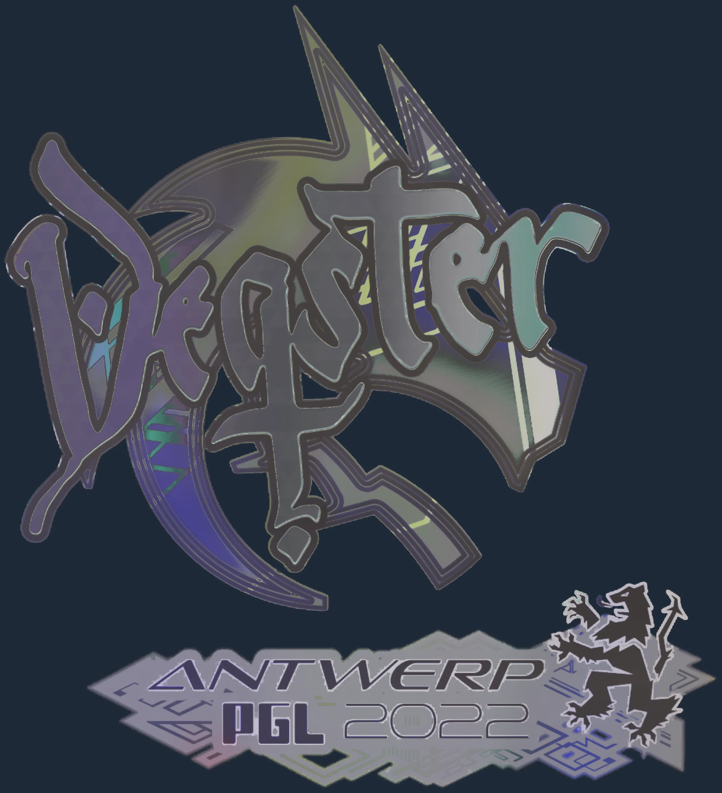 Sticker | degster (Holo) | Antwerp 2022 Image