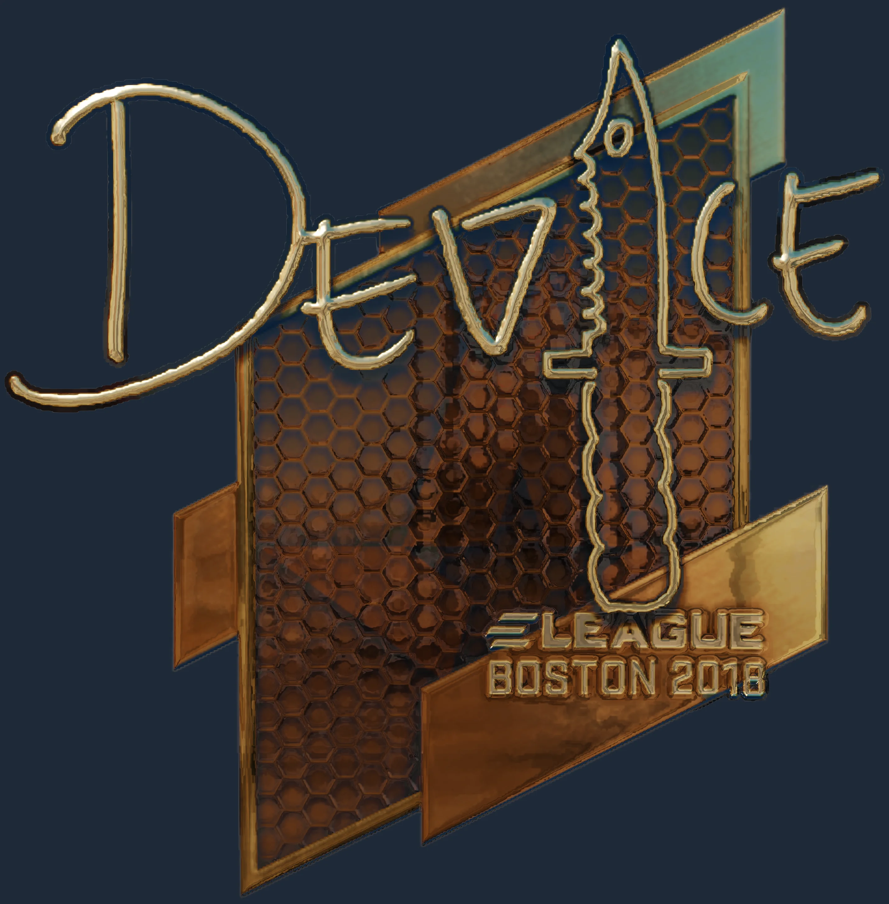 Sticker | device (Gold) | Boston 2018 Image