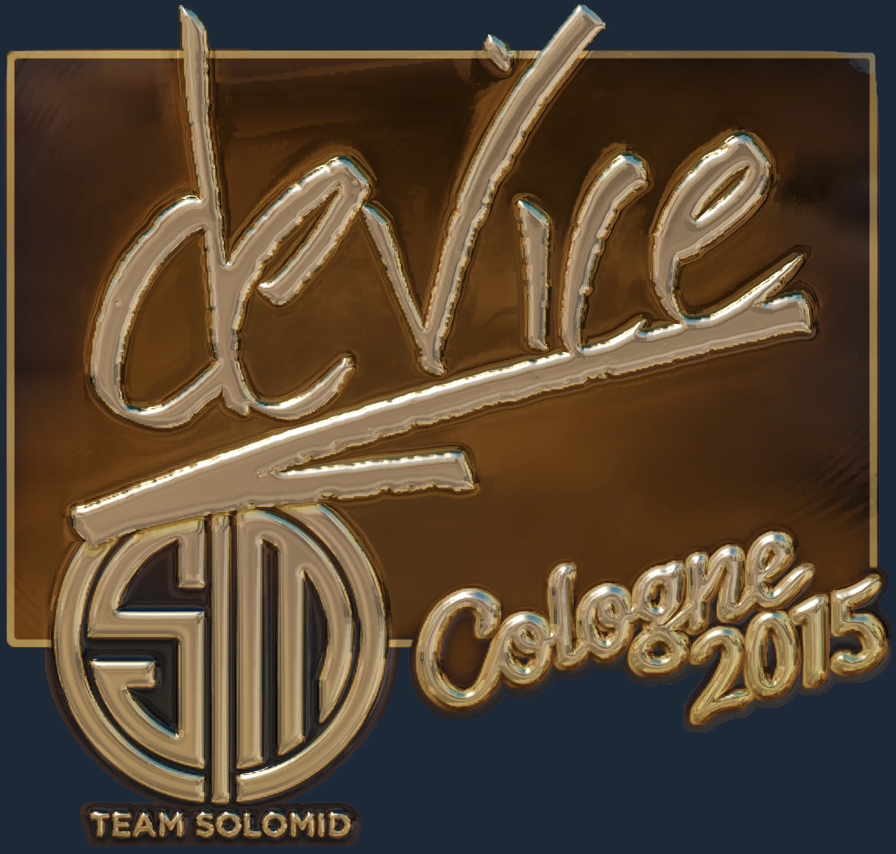 Sticker | device (Gold) | Cologne 2015 Image
