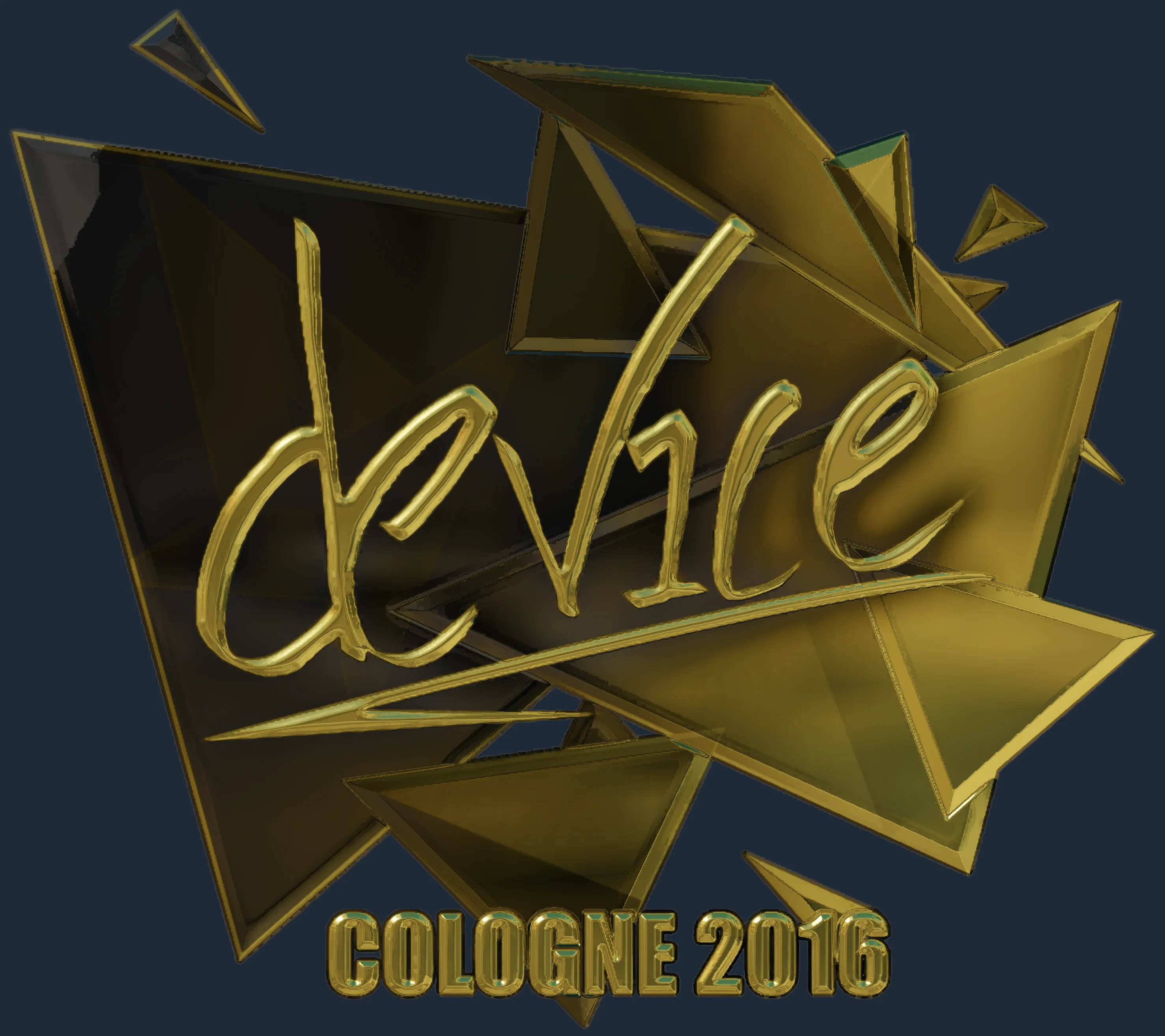 Sticker | device (Gold) | Cologne 2016 Image