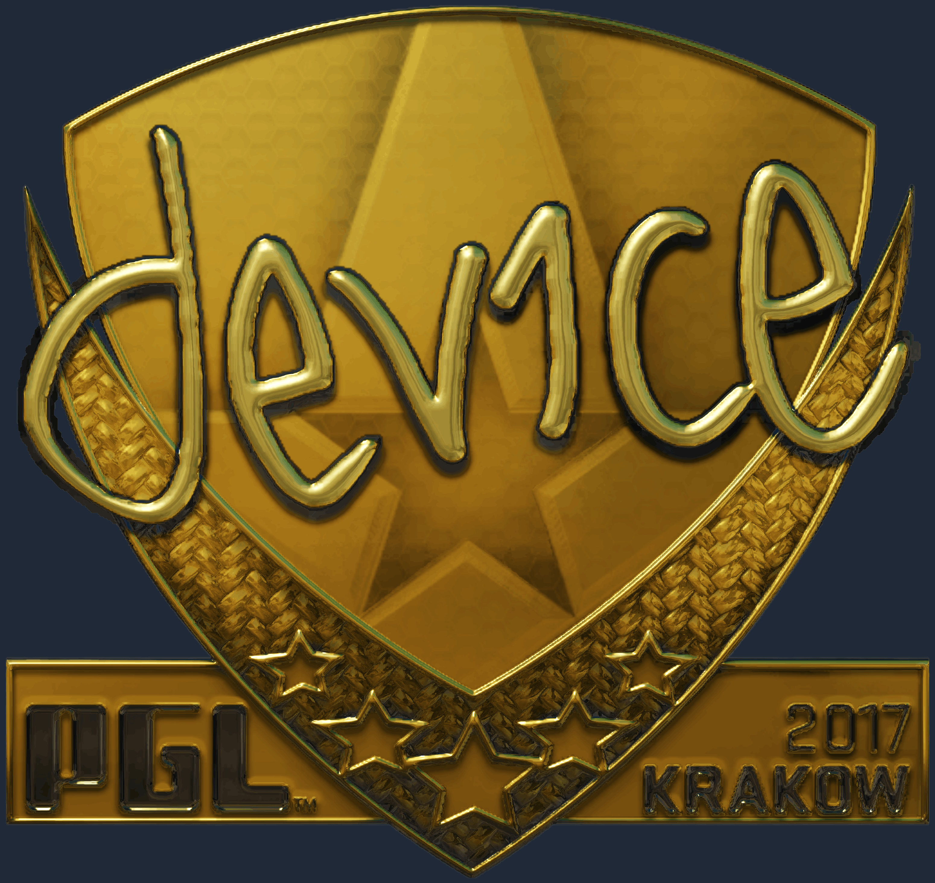 Sticker | device (Gold) | Krakow 2017 Image