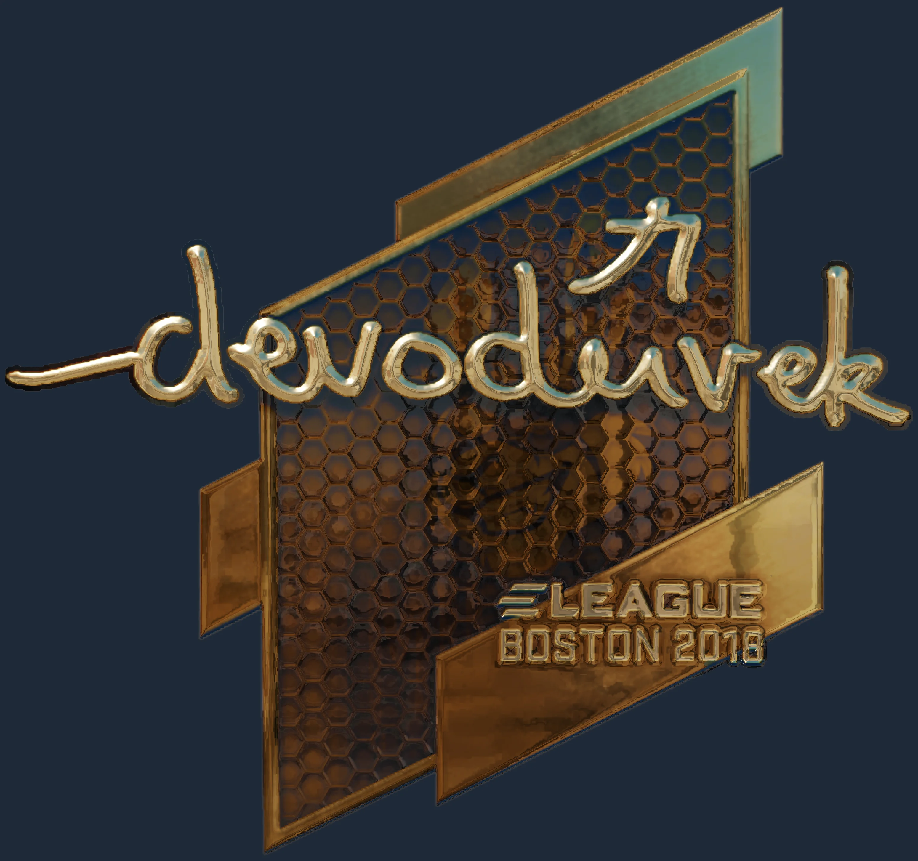 Sticker | devoduvek (Gold) | Boston 2018 Image