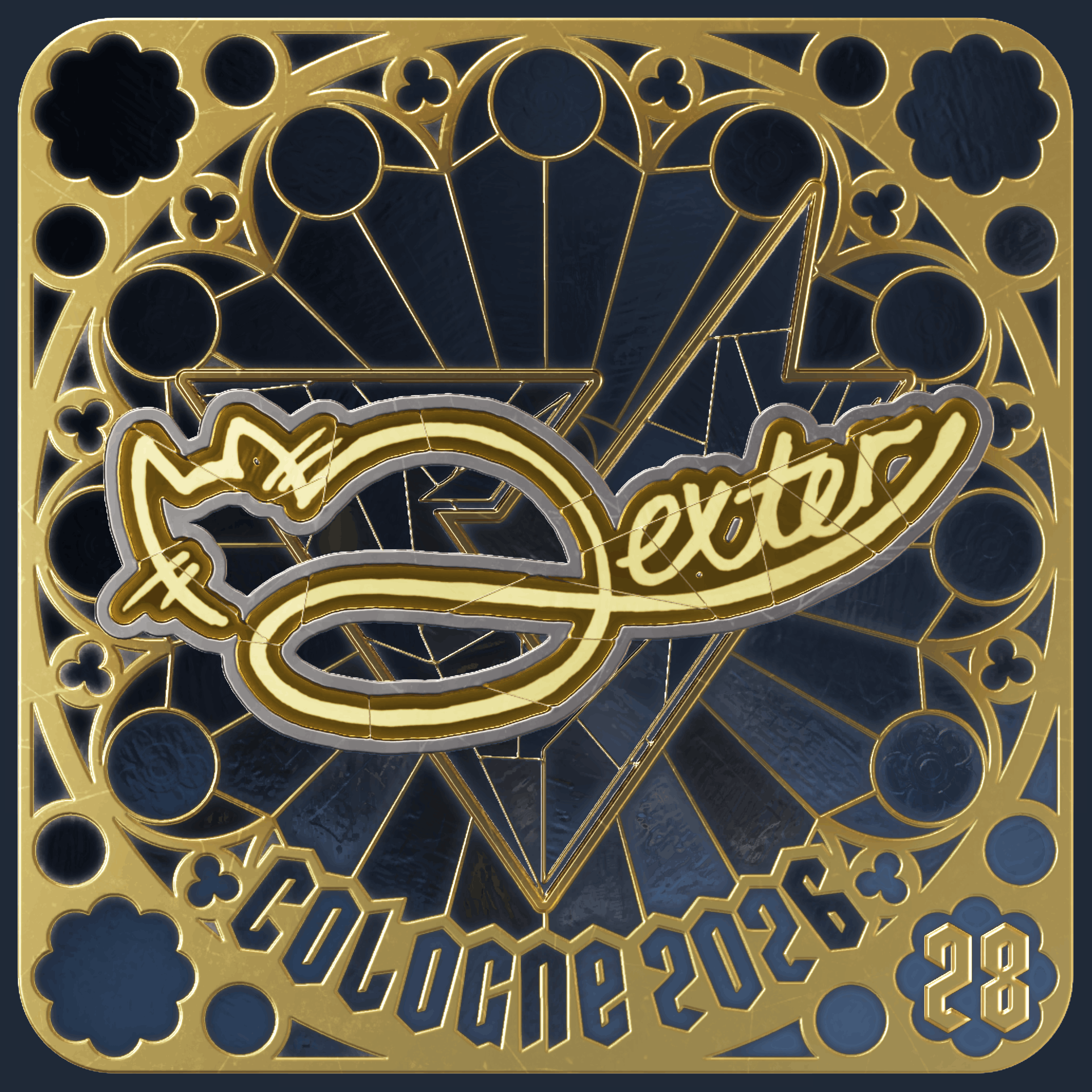 Sticker | dexter (Gold, Ranked) | Cologne 2026 Image