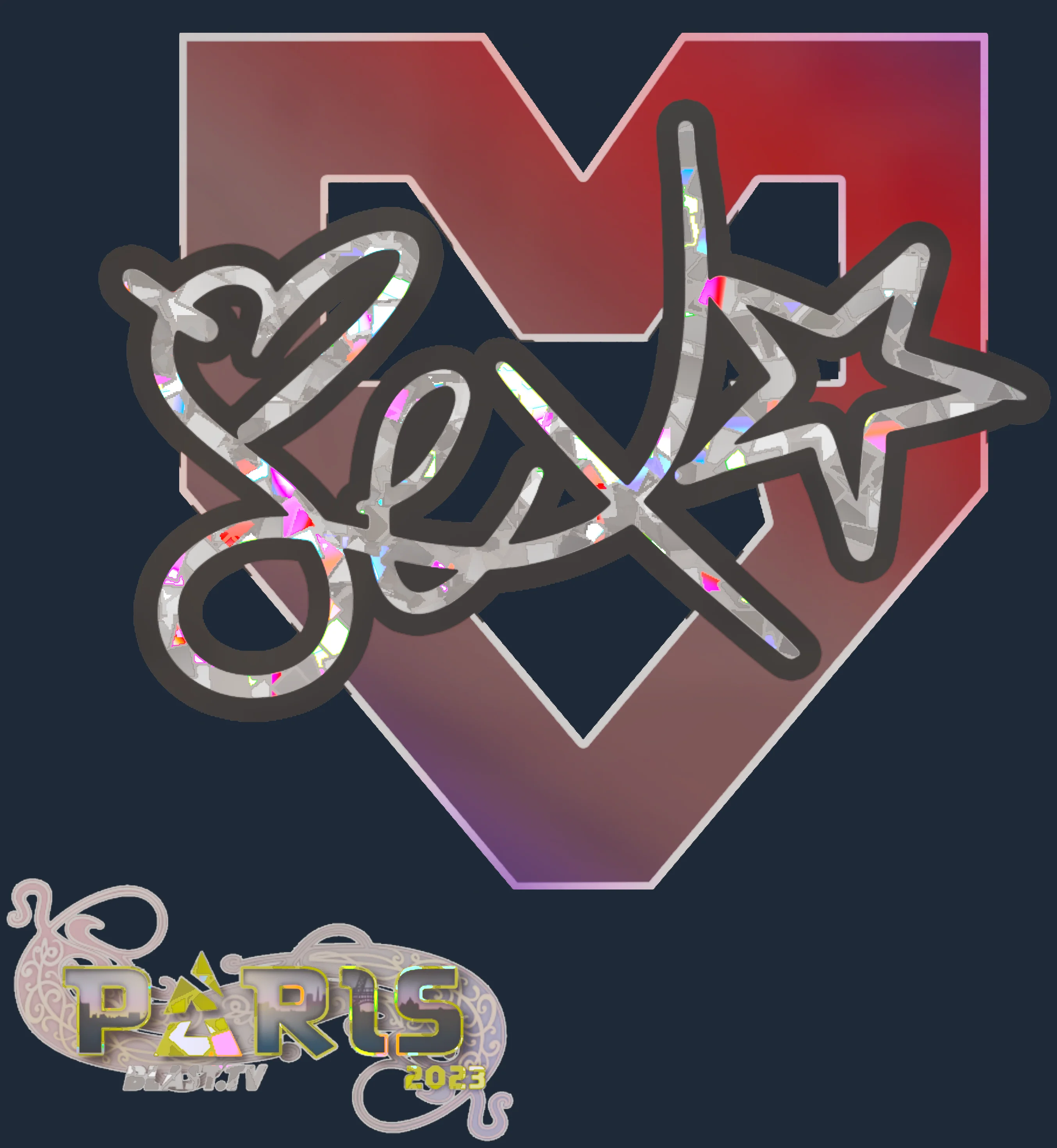 Sticker | dexter (Glitter) | Paris 2023 Image