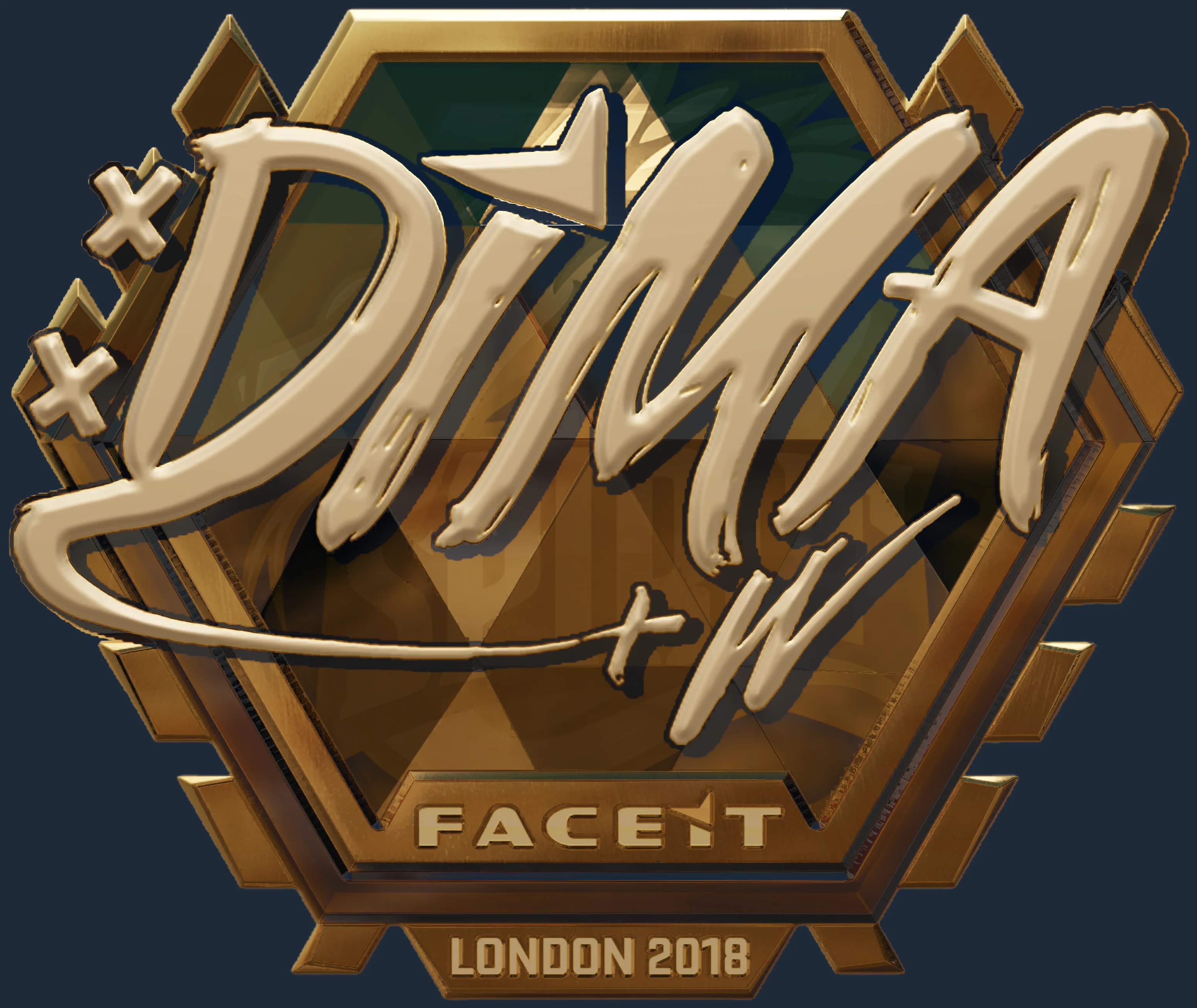 Sticker | Dima (Gold) | London 2018 Image