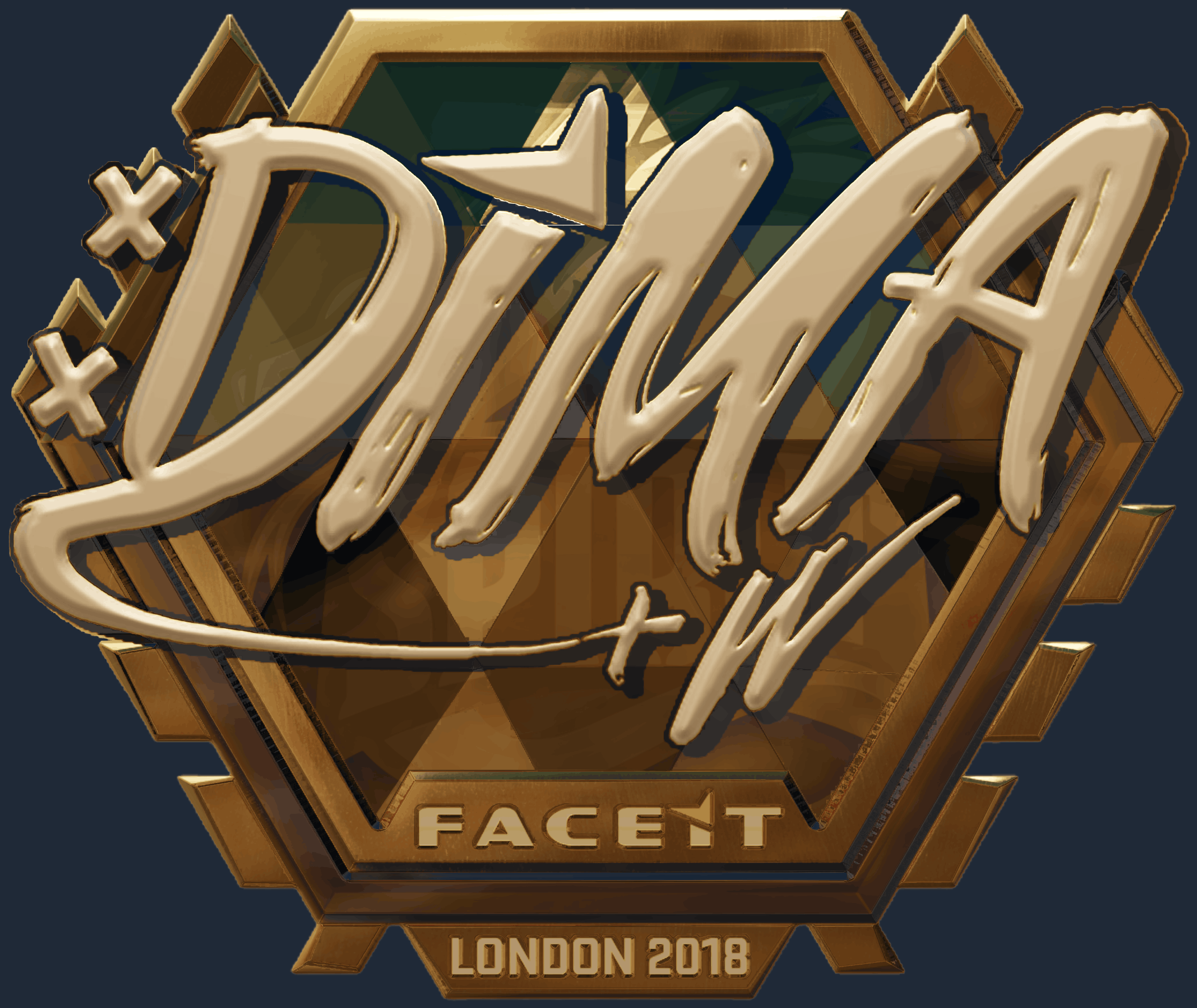 Sticker | Dima (Gold) | London 2018 Screenshot