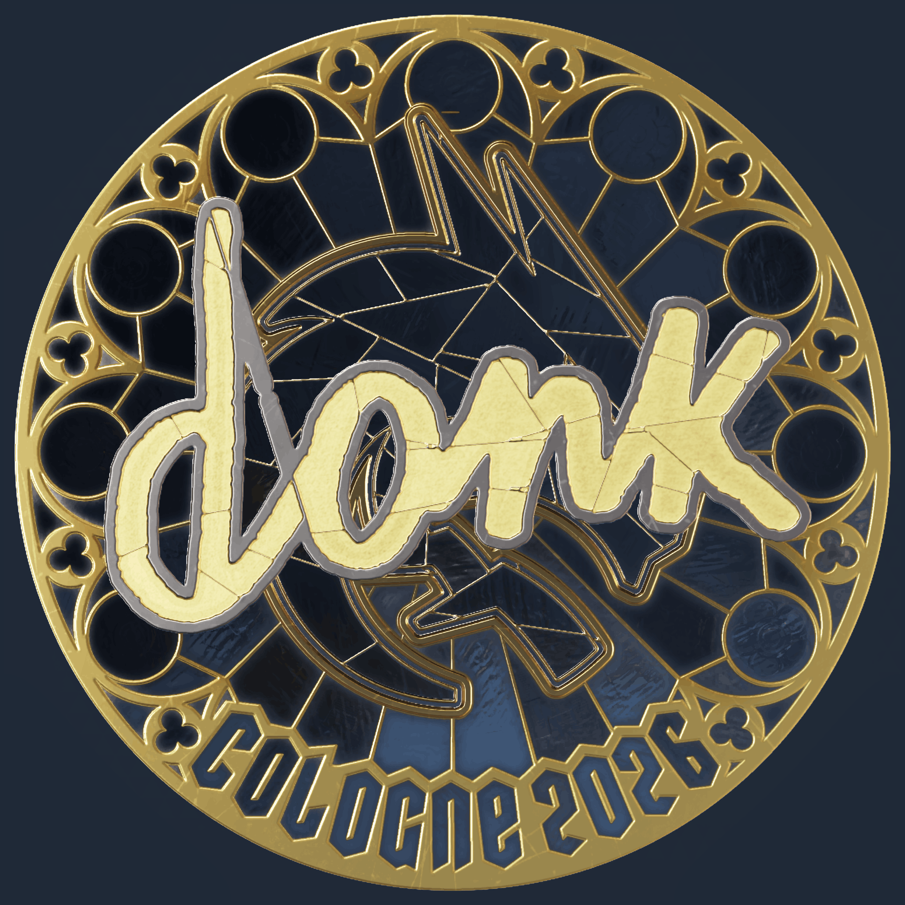 Sticker | donk (Gold) | Cologne 2026 Image