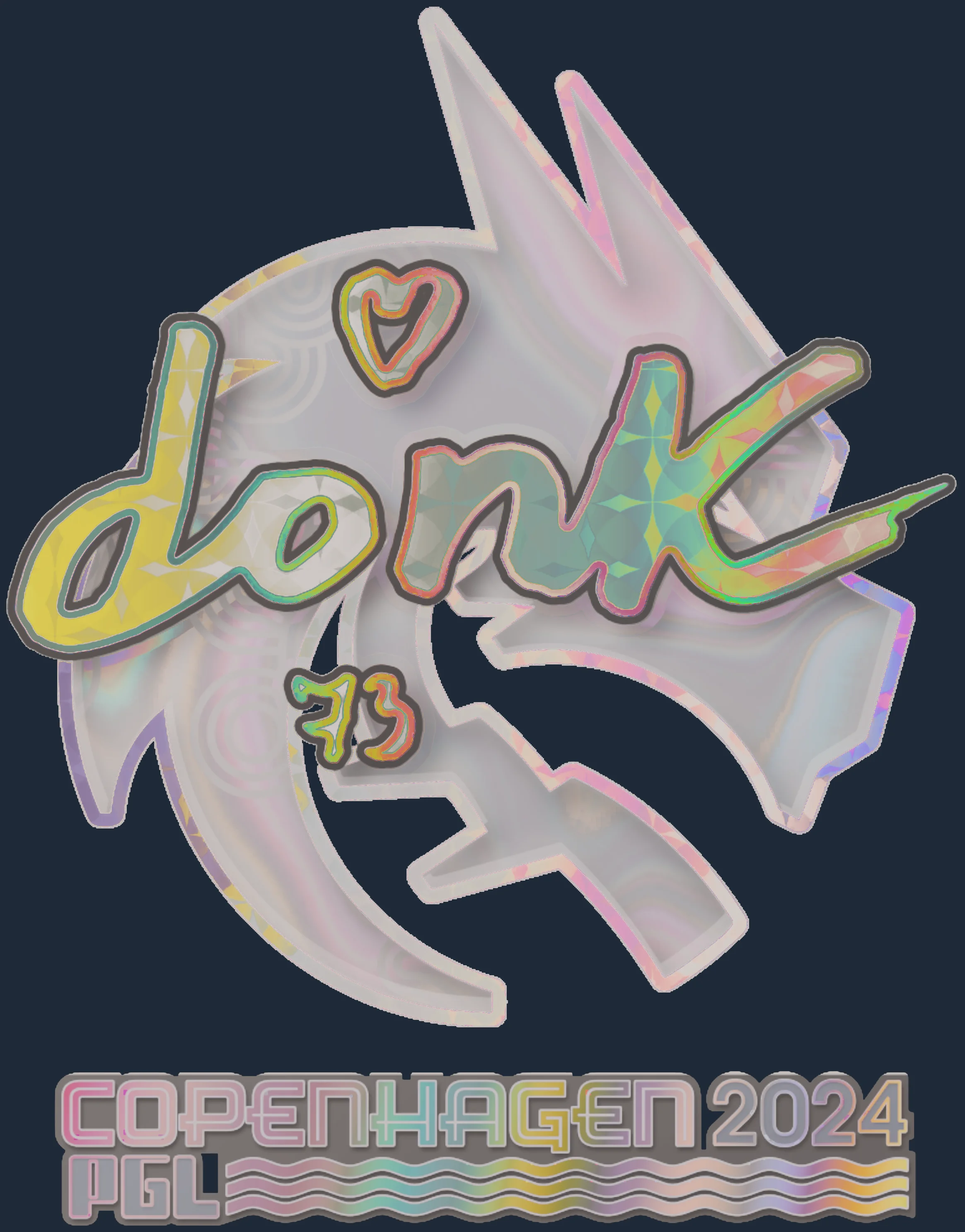 Sticker | donk (Holo) | Copenhagen 2024 Image