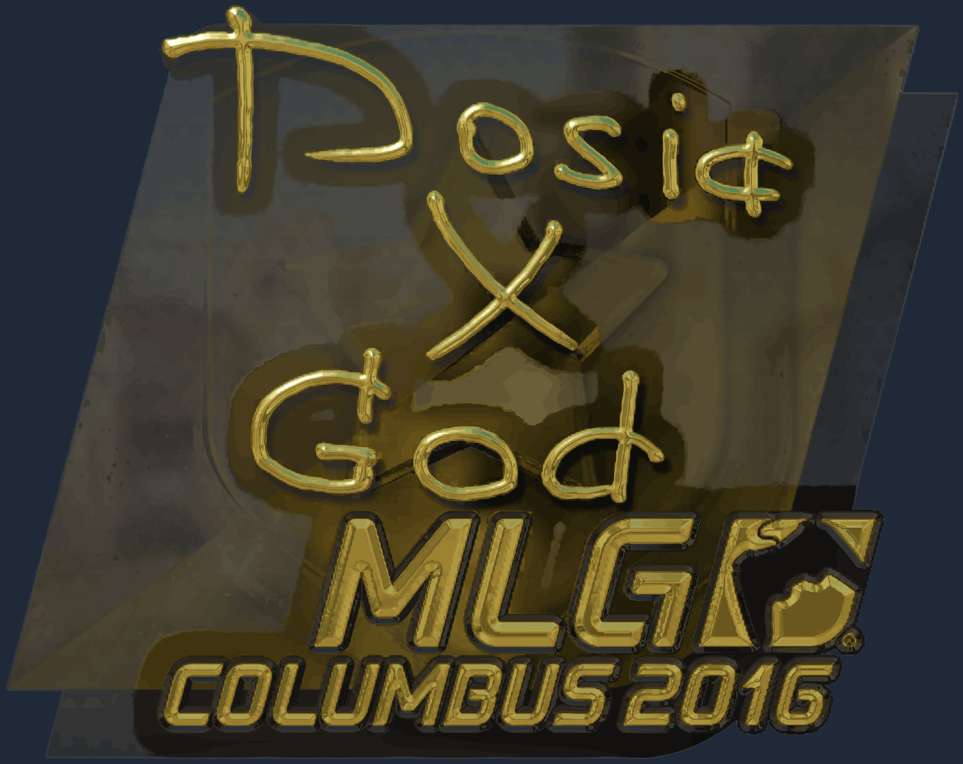 Sticker | Dosia (Gold) | MLG Columbus 2016 Image