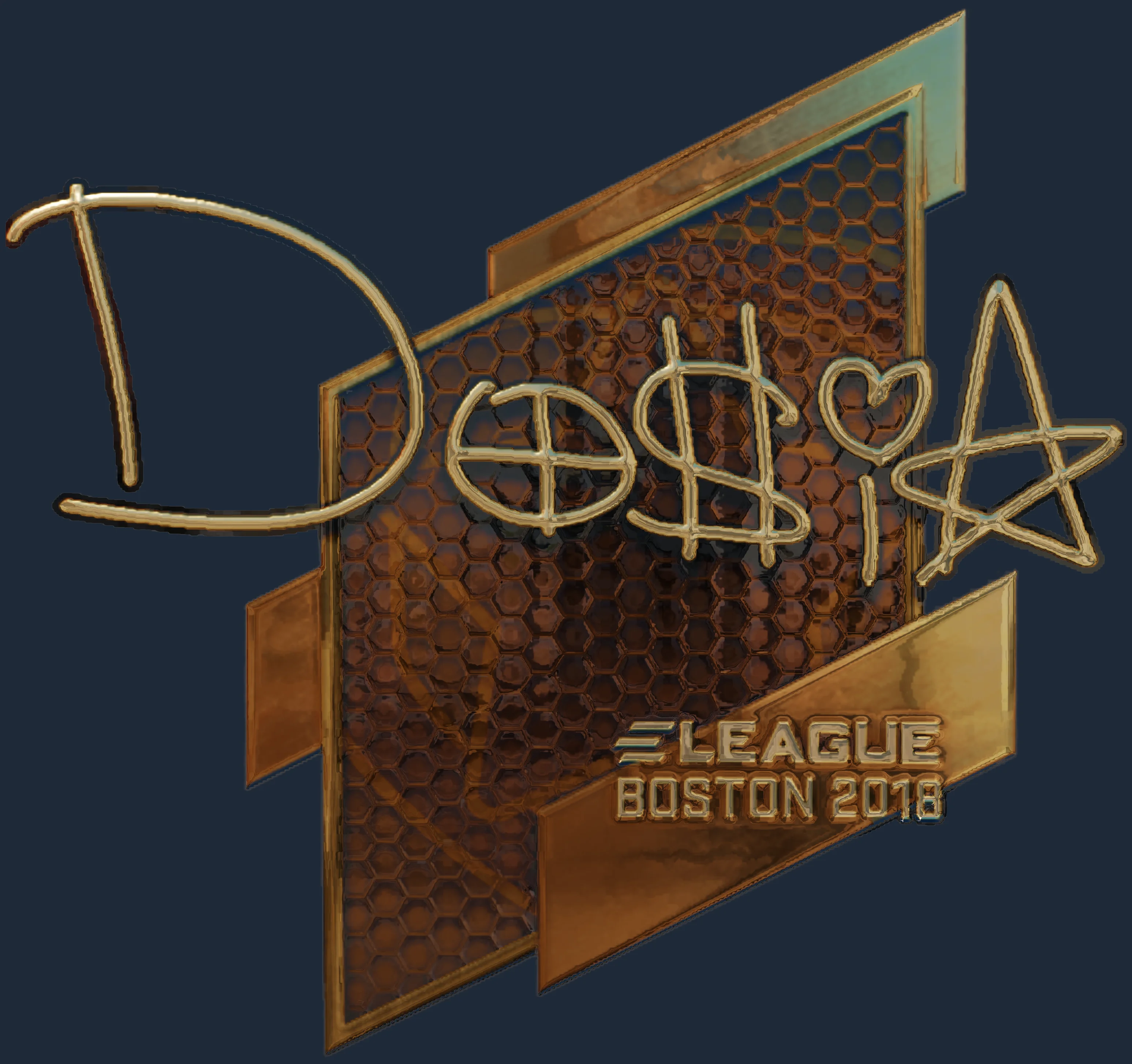 Sticker | Dosia (Gold) | Boston 2018 Image