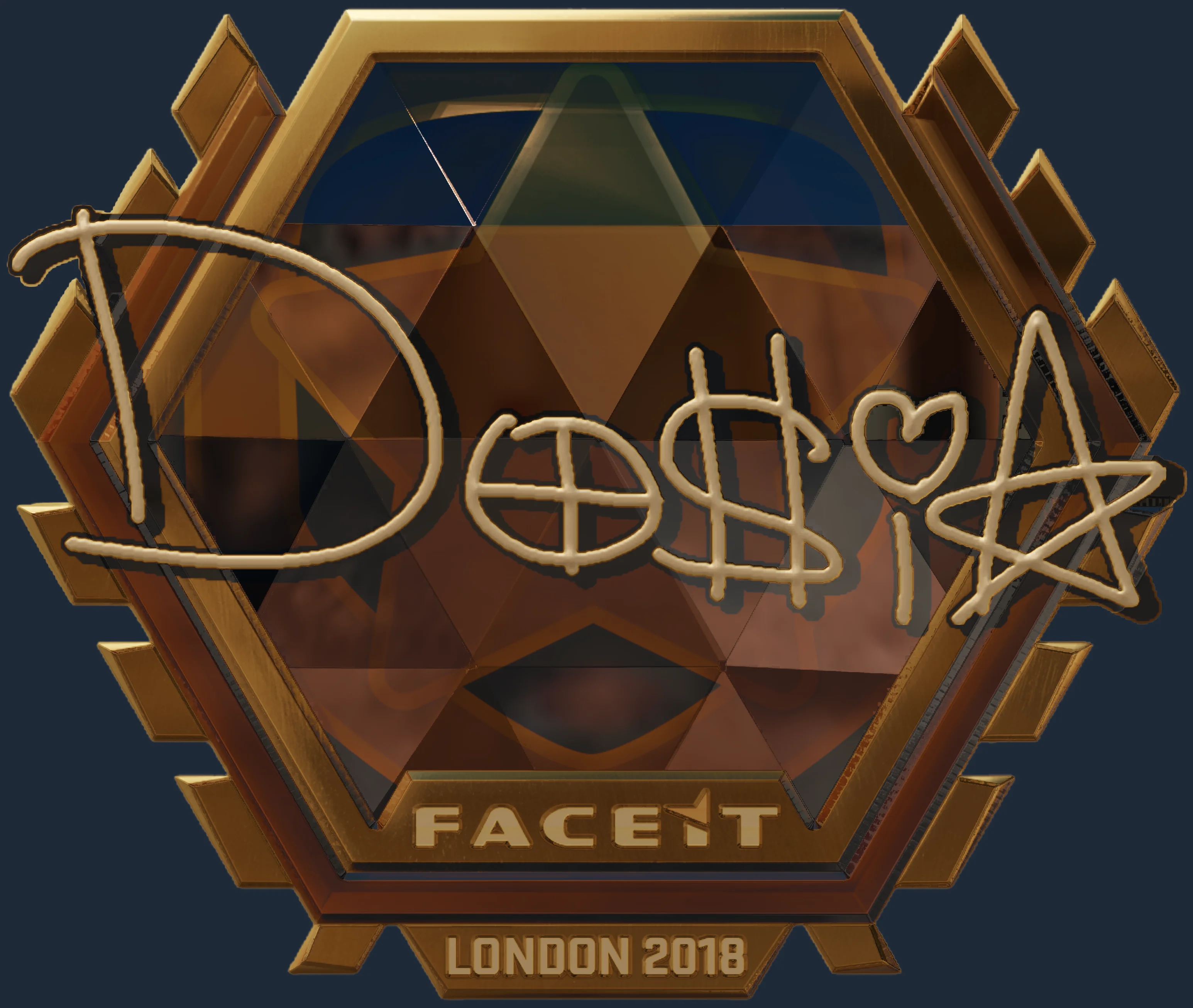 Sticker | Dosia (Gold) | London 2018 Image