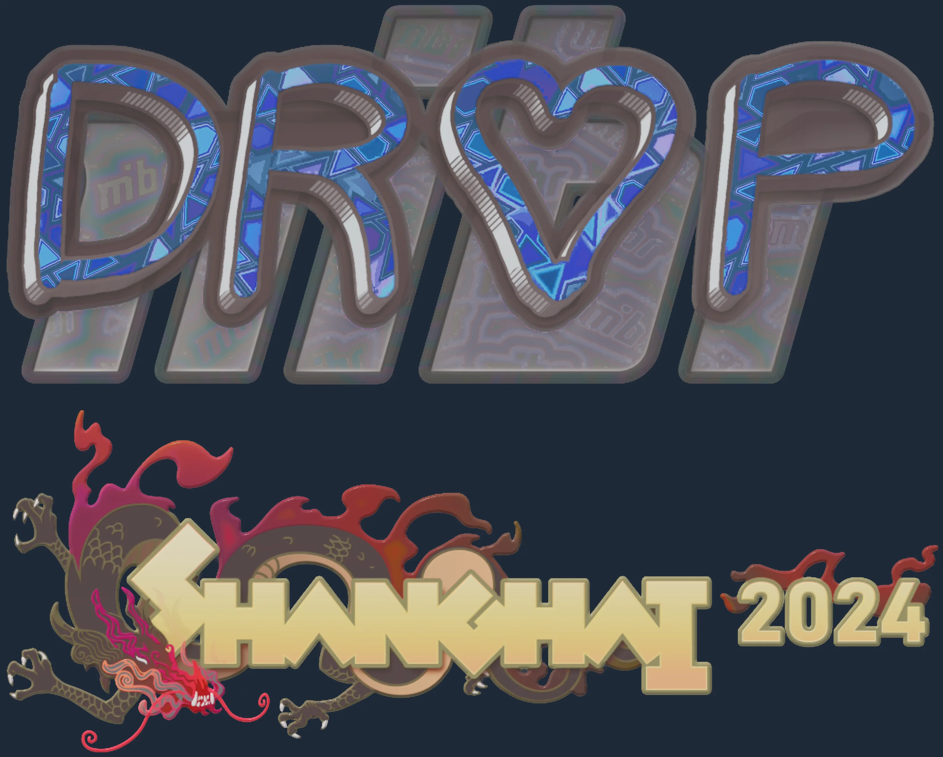 Sticker | drop (Holo) | Shanghai 2024 Image