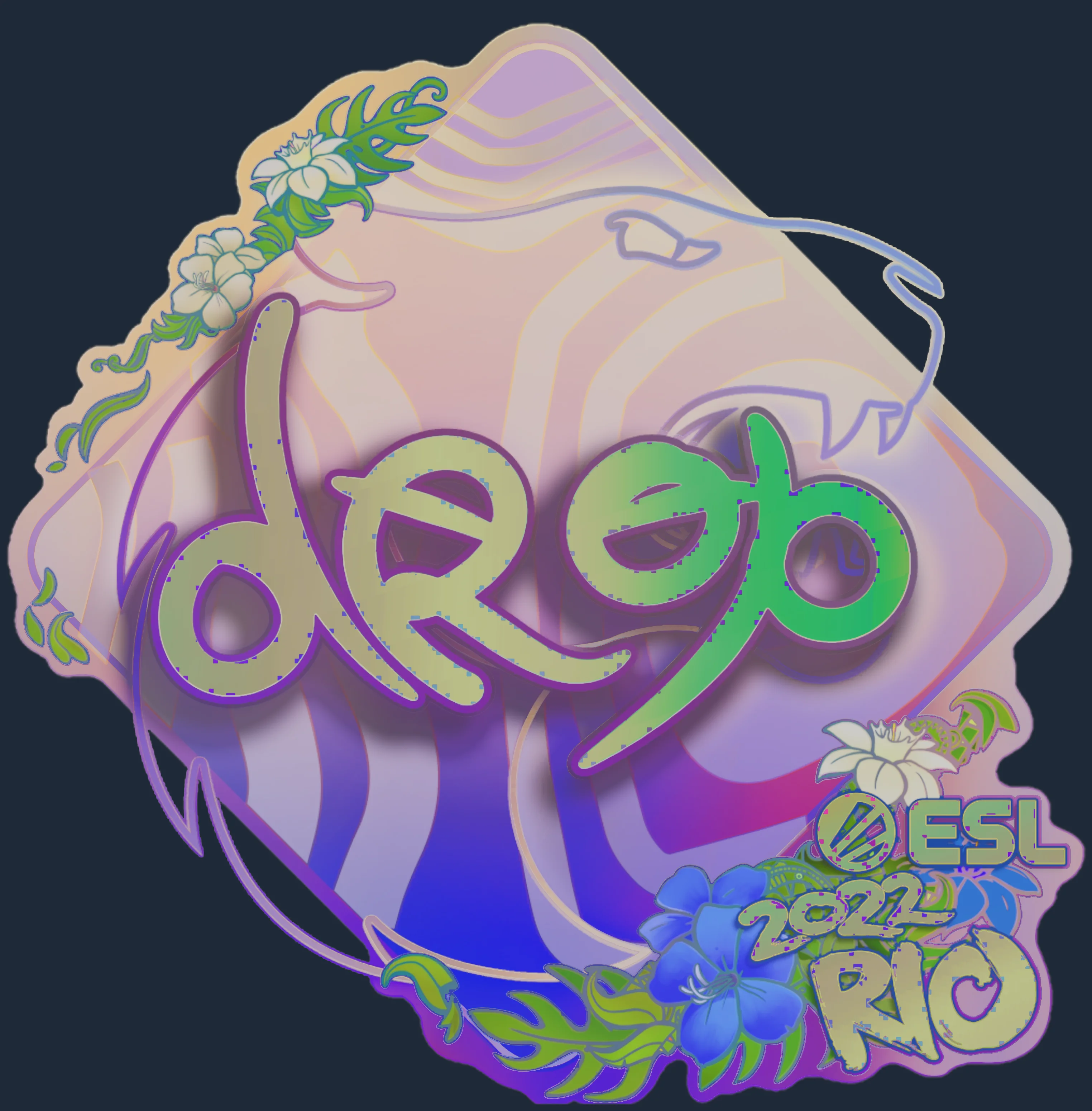 Sticker | drop (Holo) | Rio 2022 Image