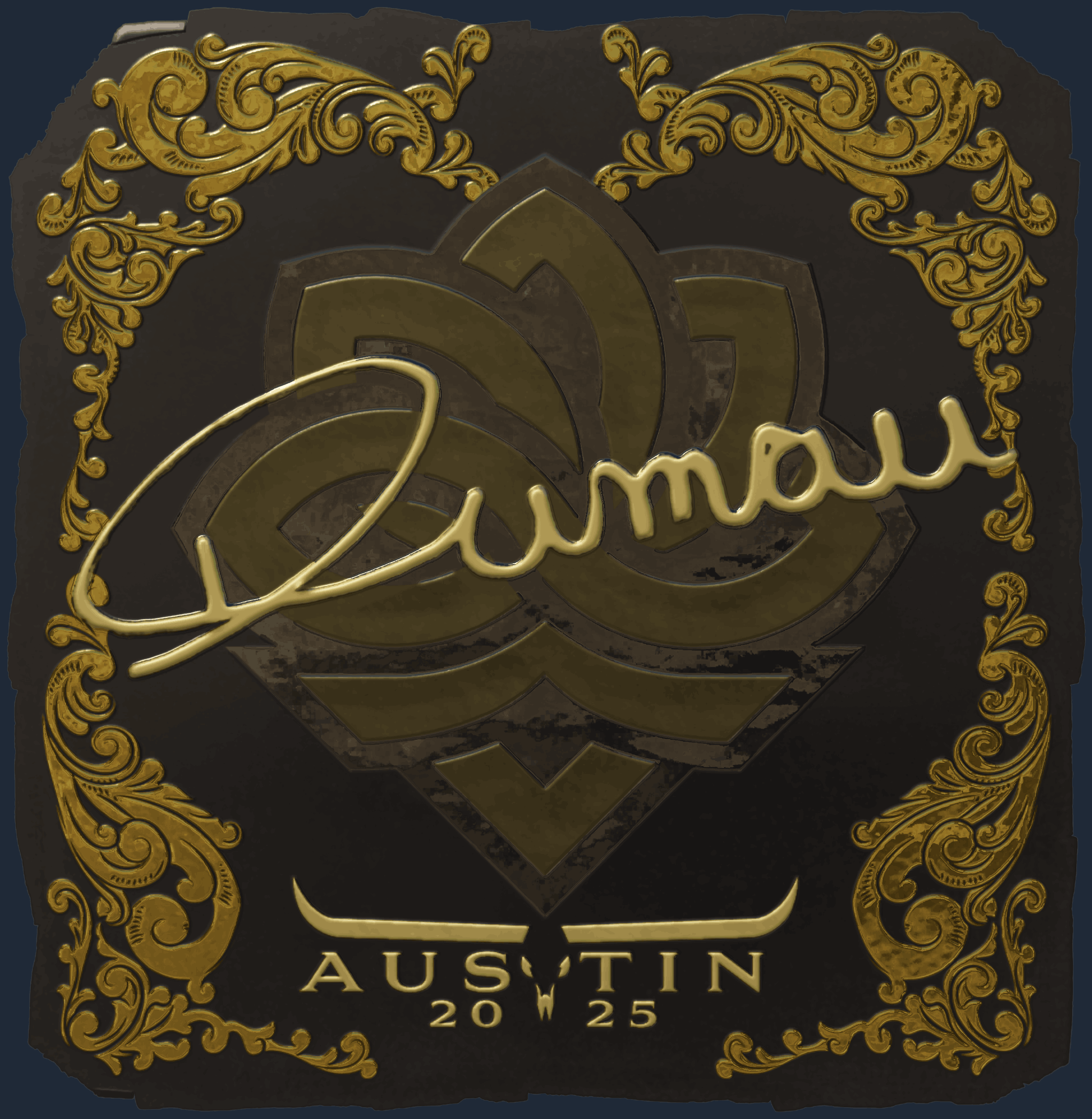 Sticker | dumau (Gold) | Austin 2025 Image