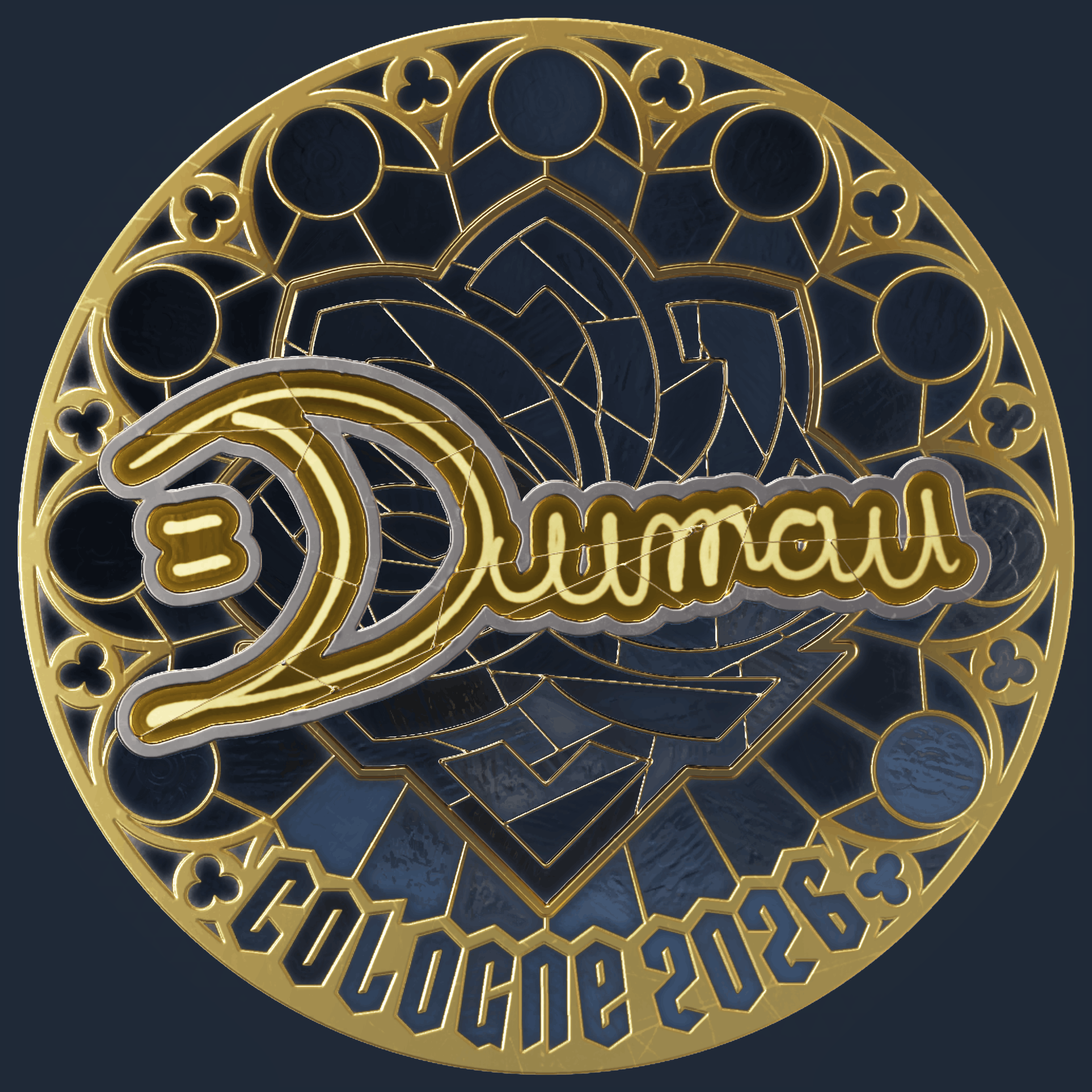 Sticker | dumau (Gold) | Cologne 2026 Image