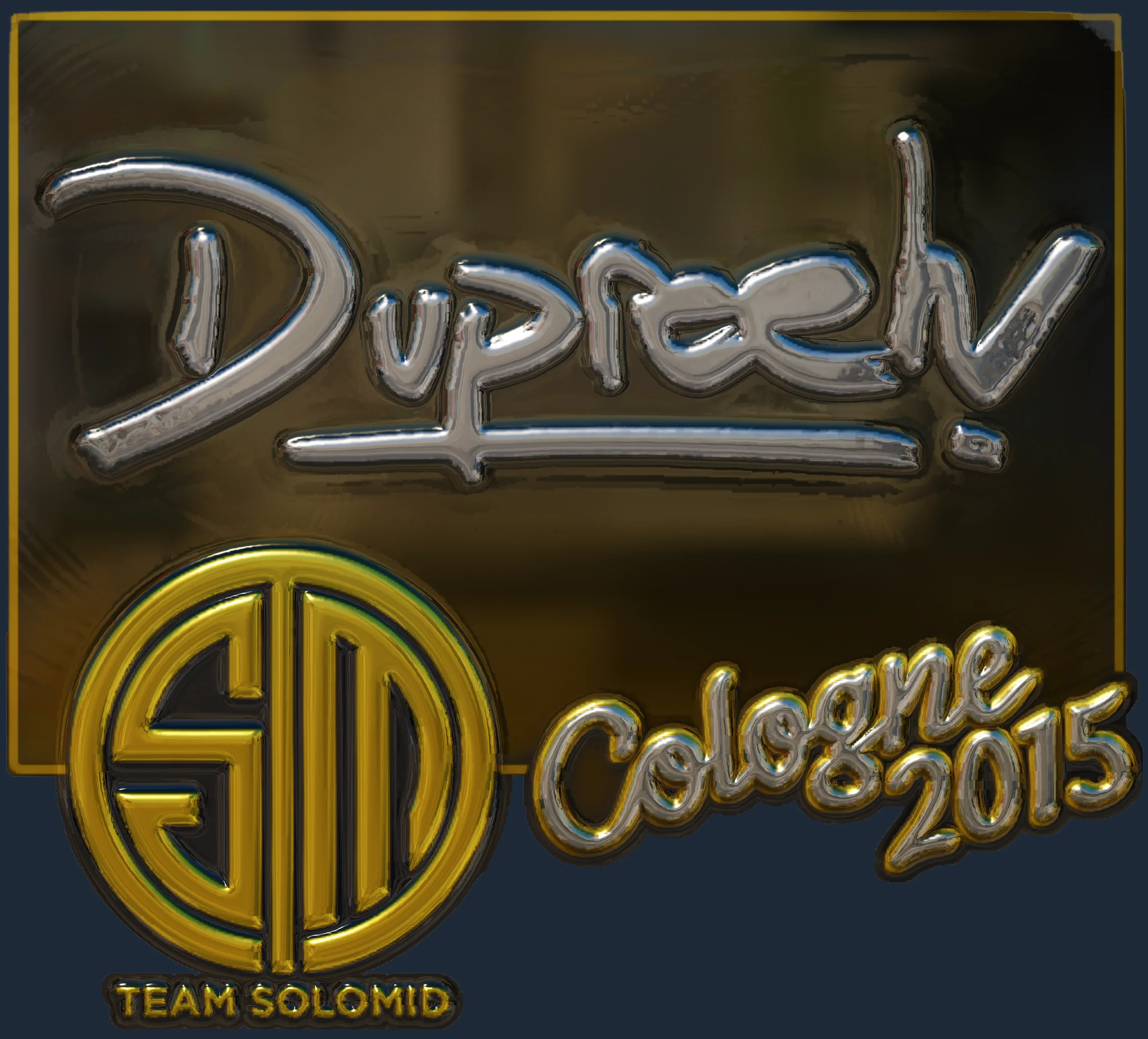 Sticker | dupreeh (Foil) | Cologne 2015 Image