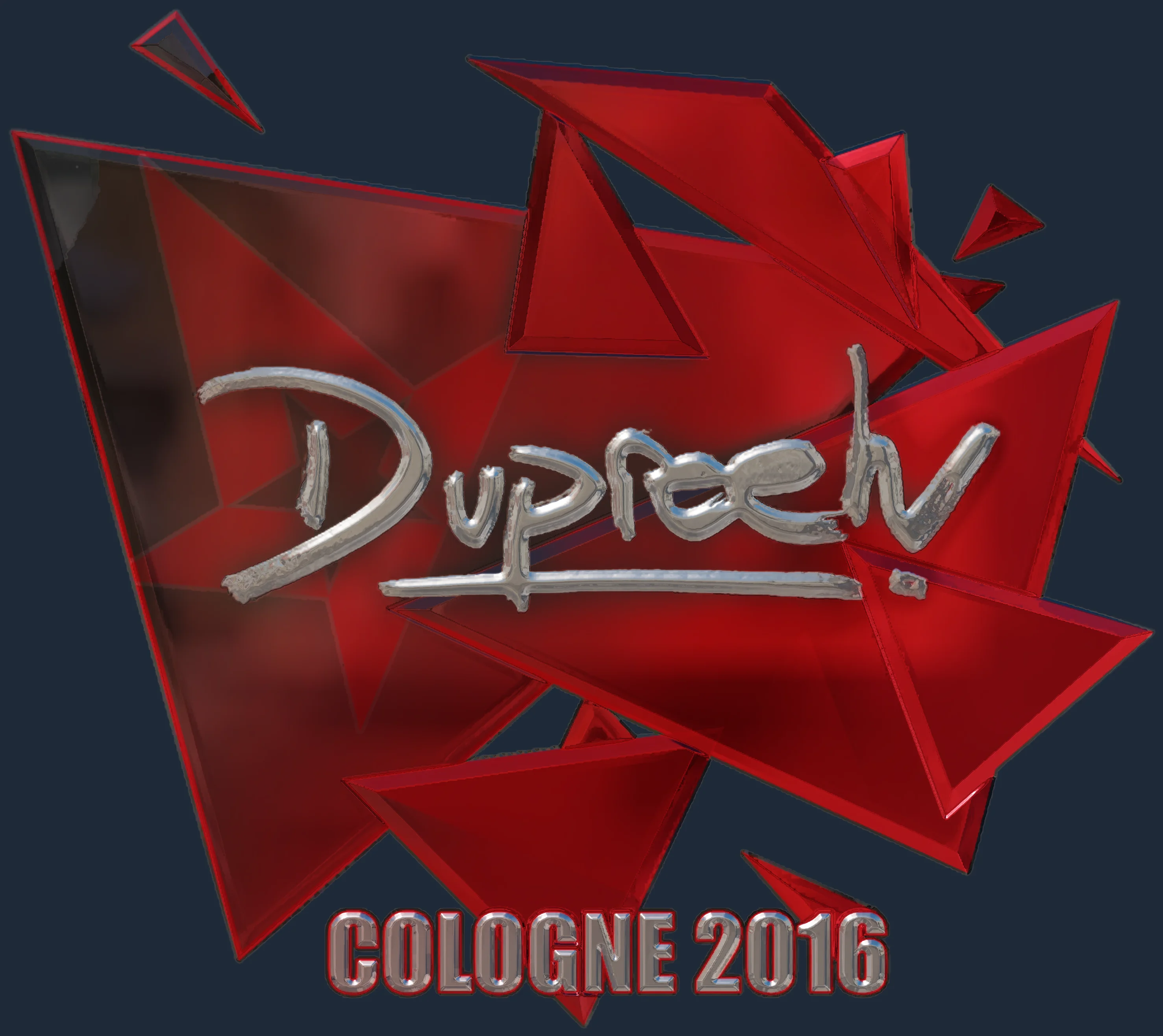 Sticker | dupreeh (Foil) | Cologne 2016 Image