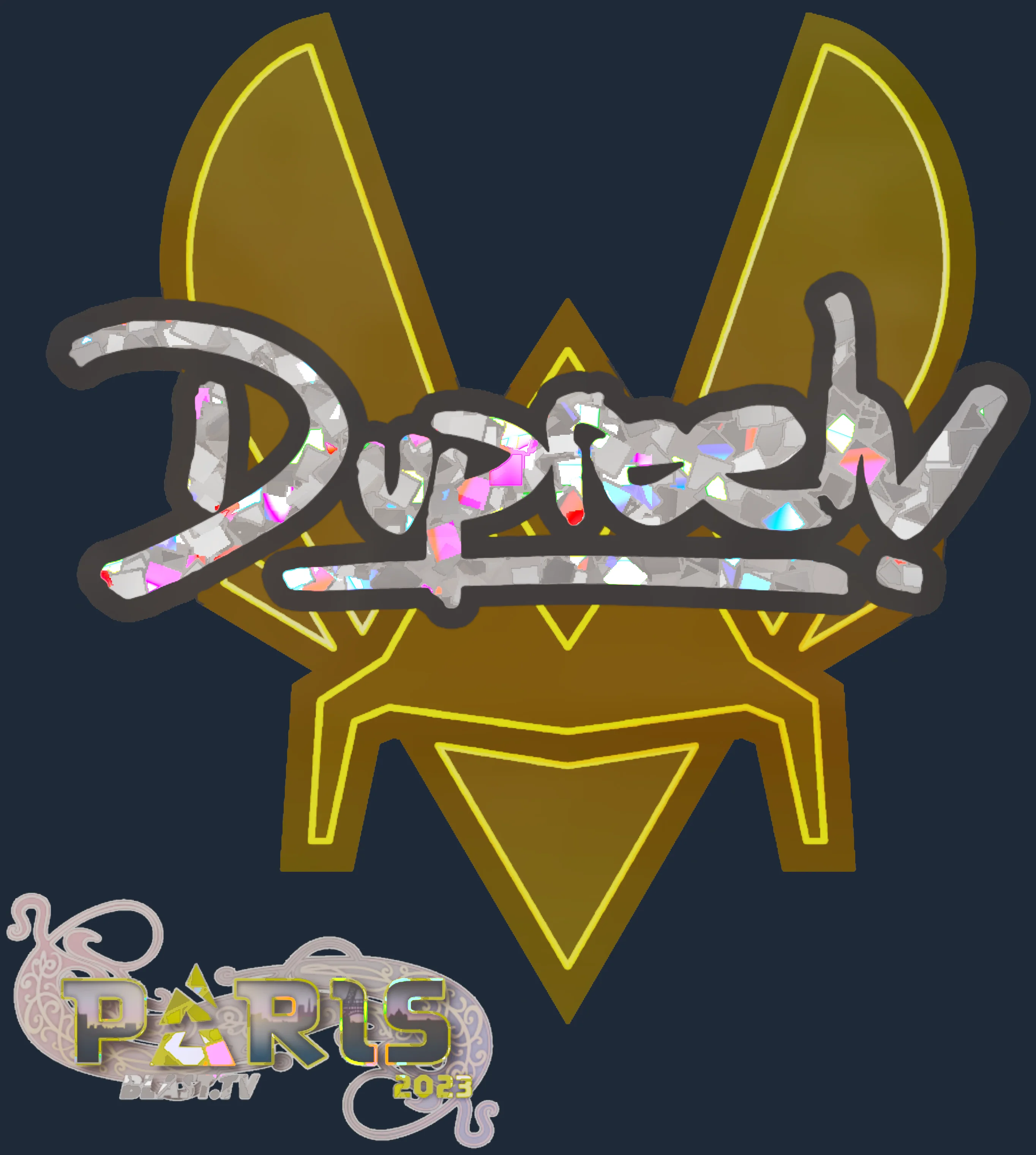 Sticker | dupreeh (Glitter) | Paris 2023 Image