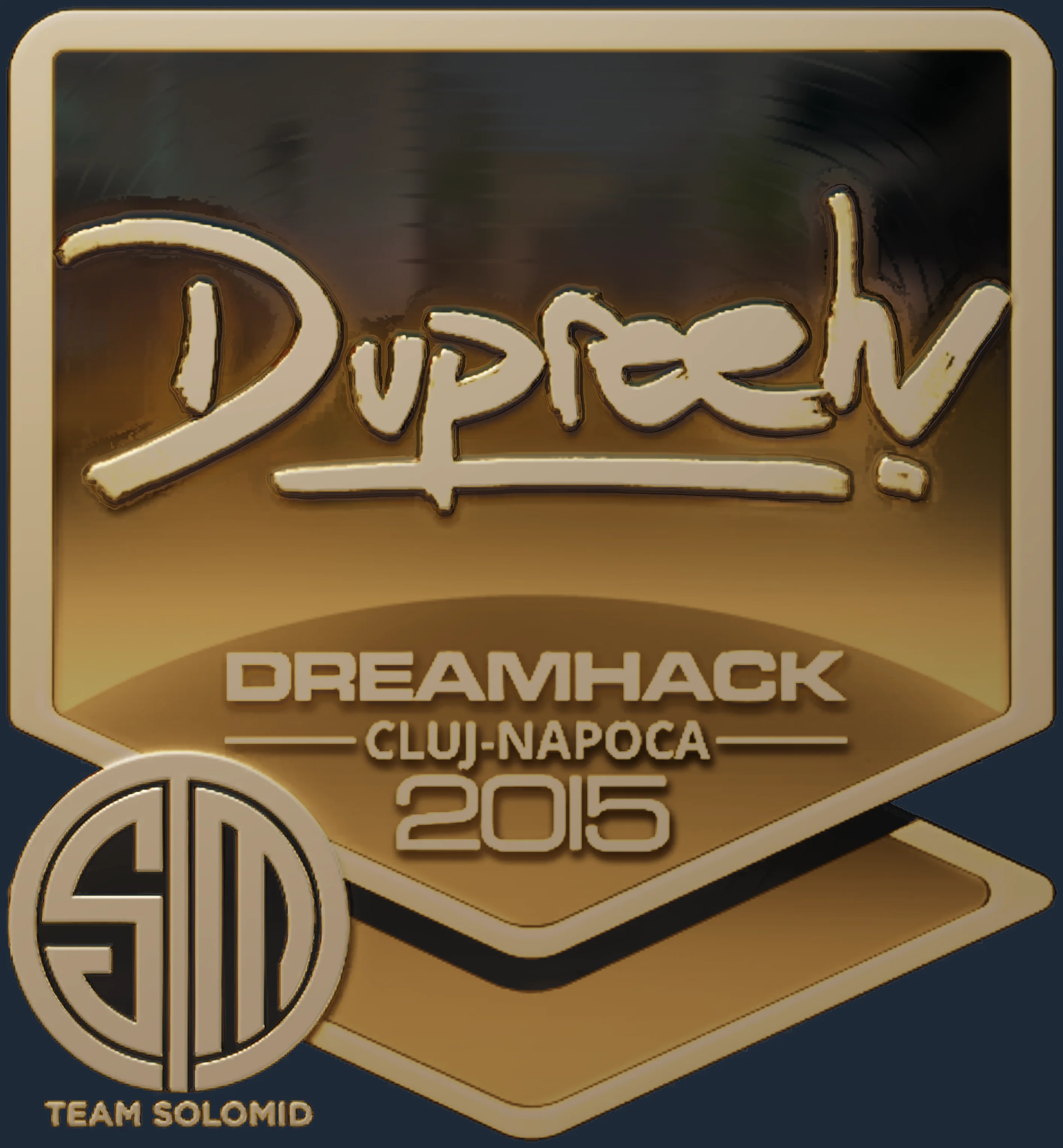Sticker | dupreeh (Gold) | Cluj-Napoca 2015 Image