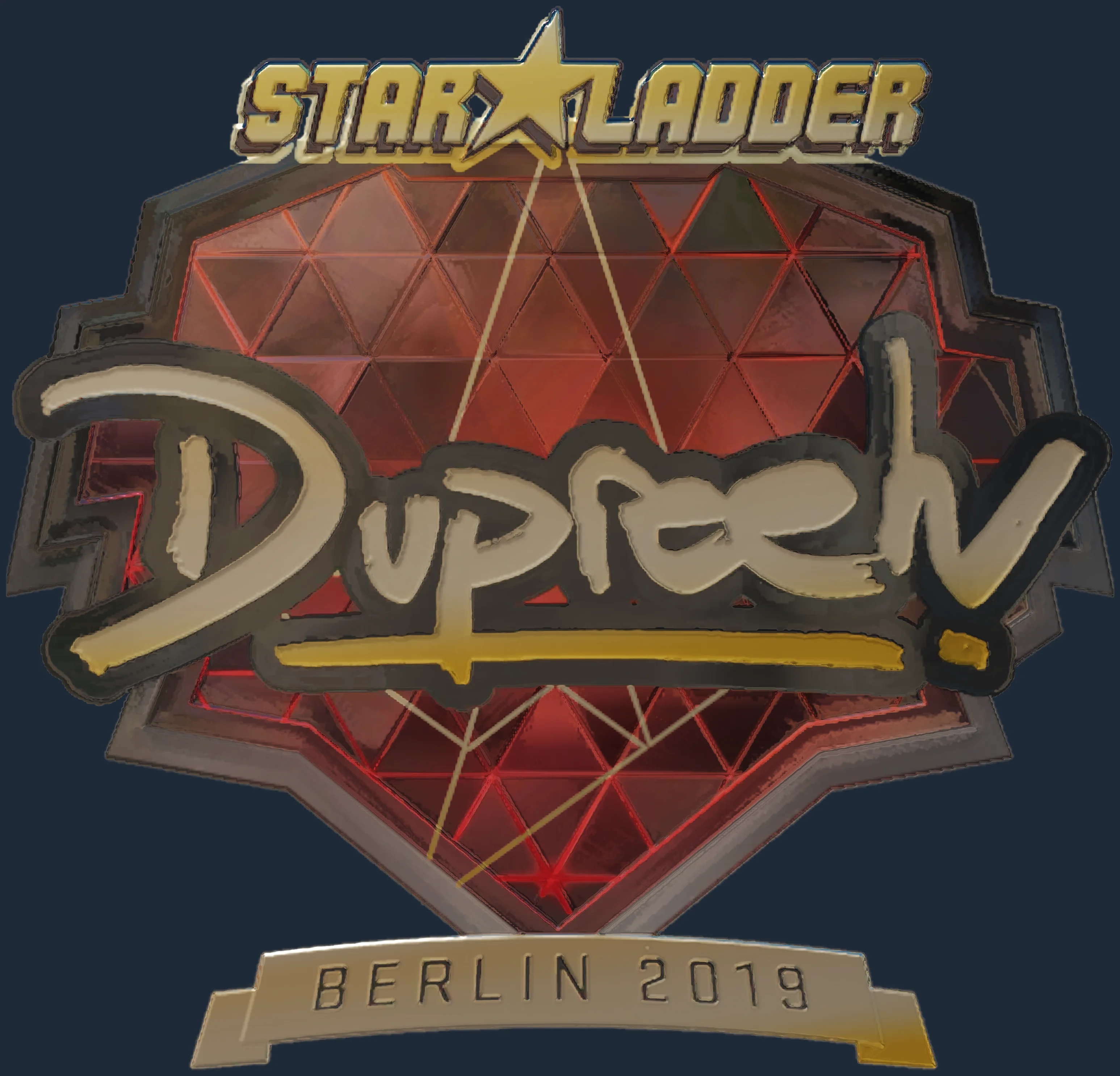 Sticker | dupreeh (Gold) | Berlin 2019 Image