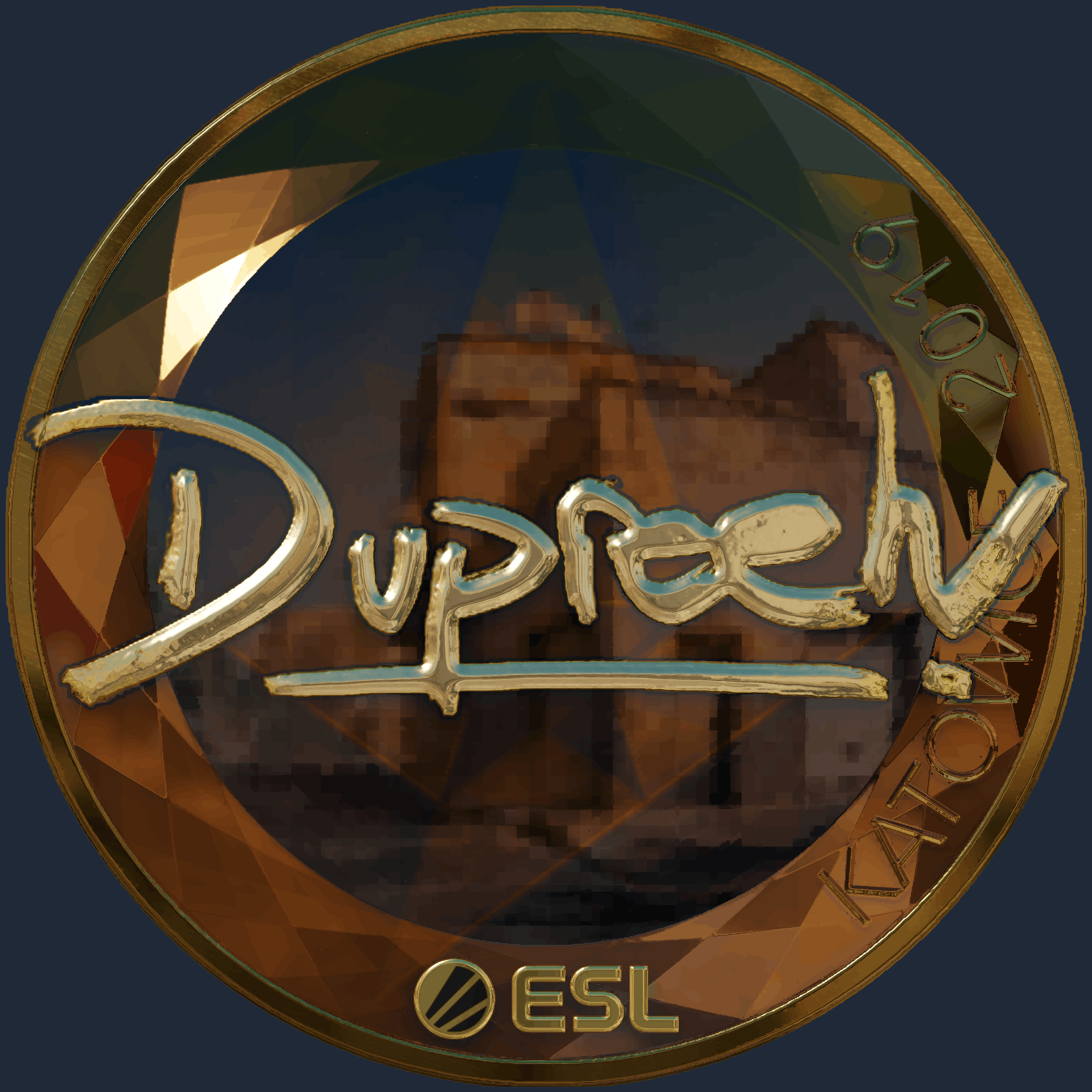 Sticker | dupreeh (Gold) | Katowice 2019 Image