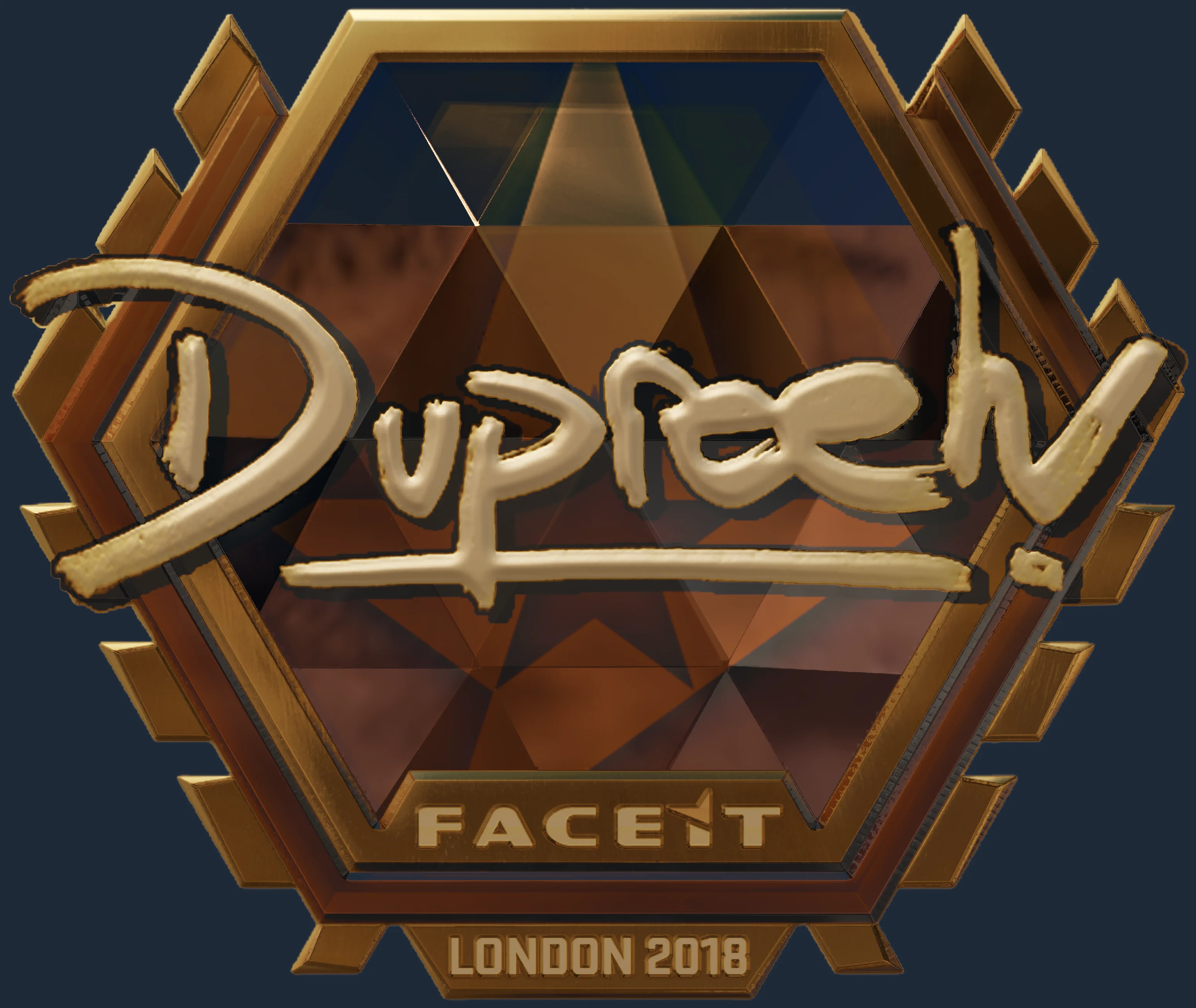 Sticker | dupreeh (Gold) | London 2018 Image