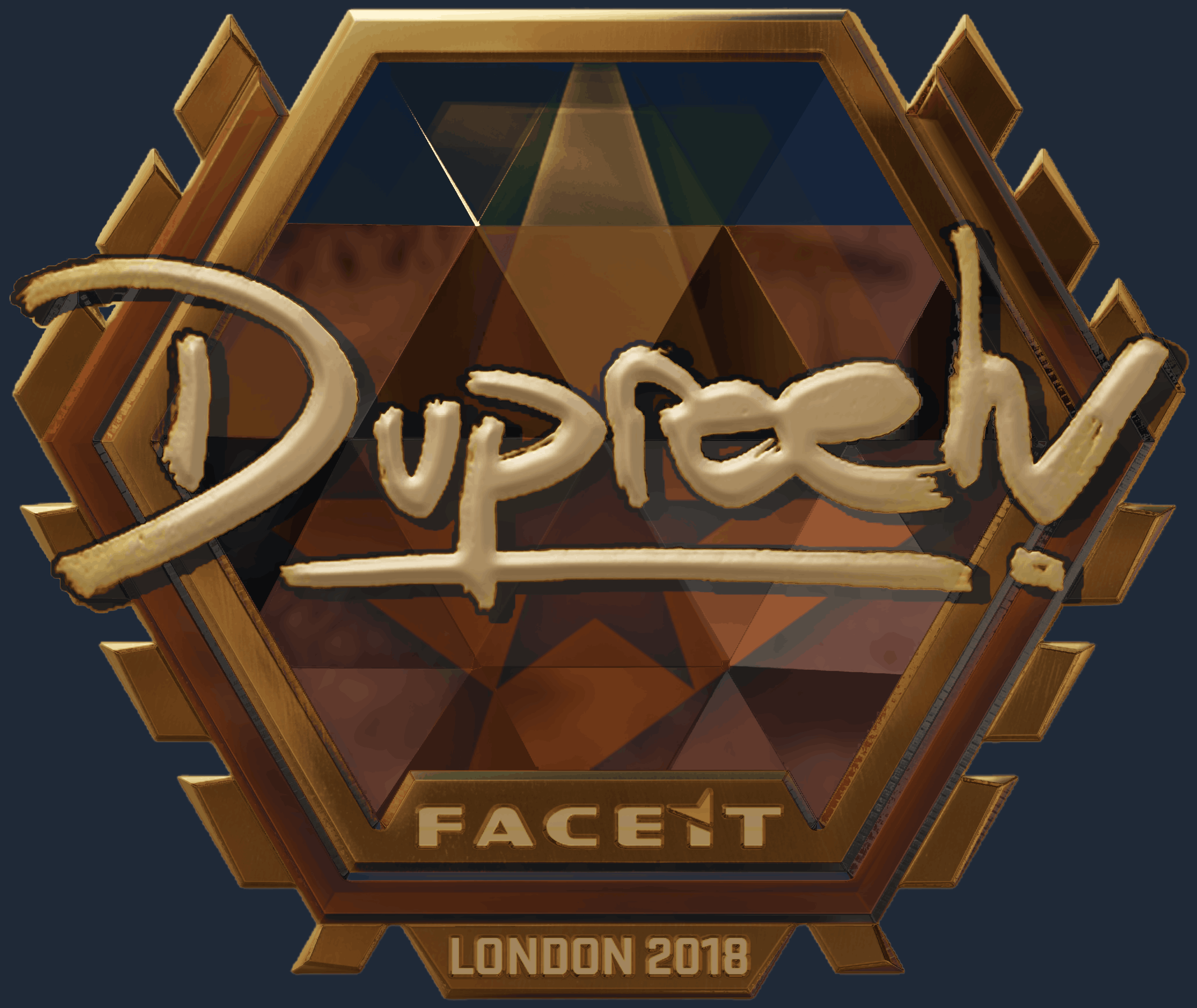 Sticker | dupreeh (Gold) | London 2018 Image