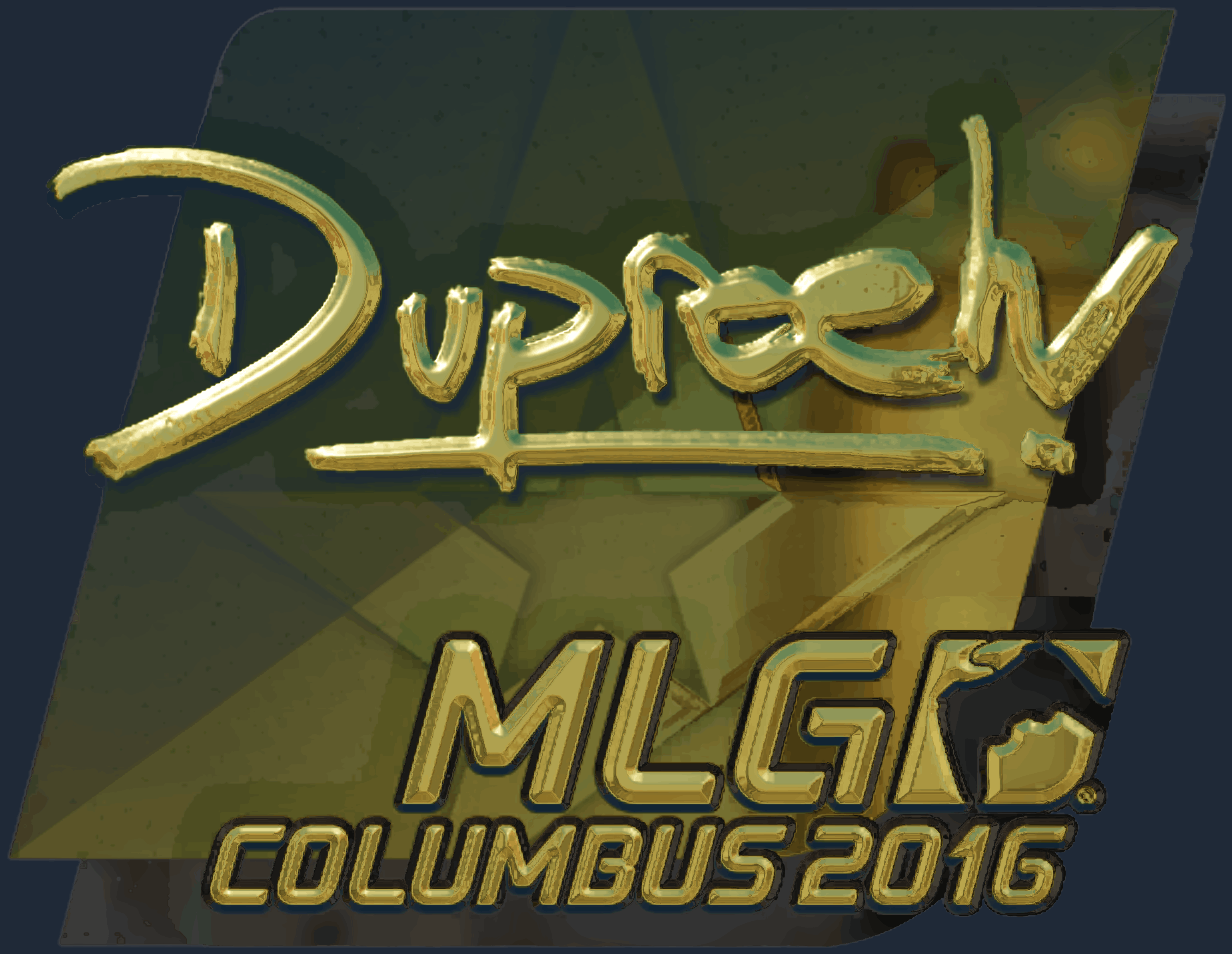 Sticker | dupreeh (Gold) | MLG Columbus 2016 Image