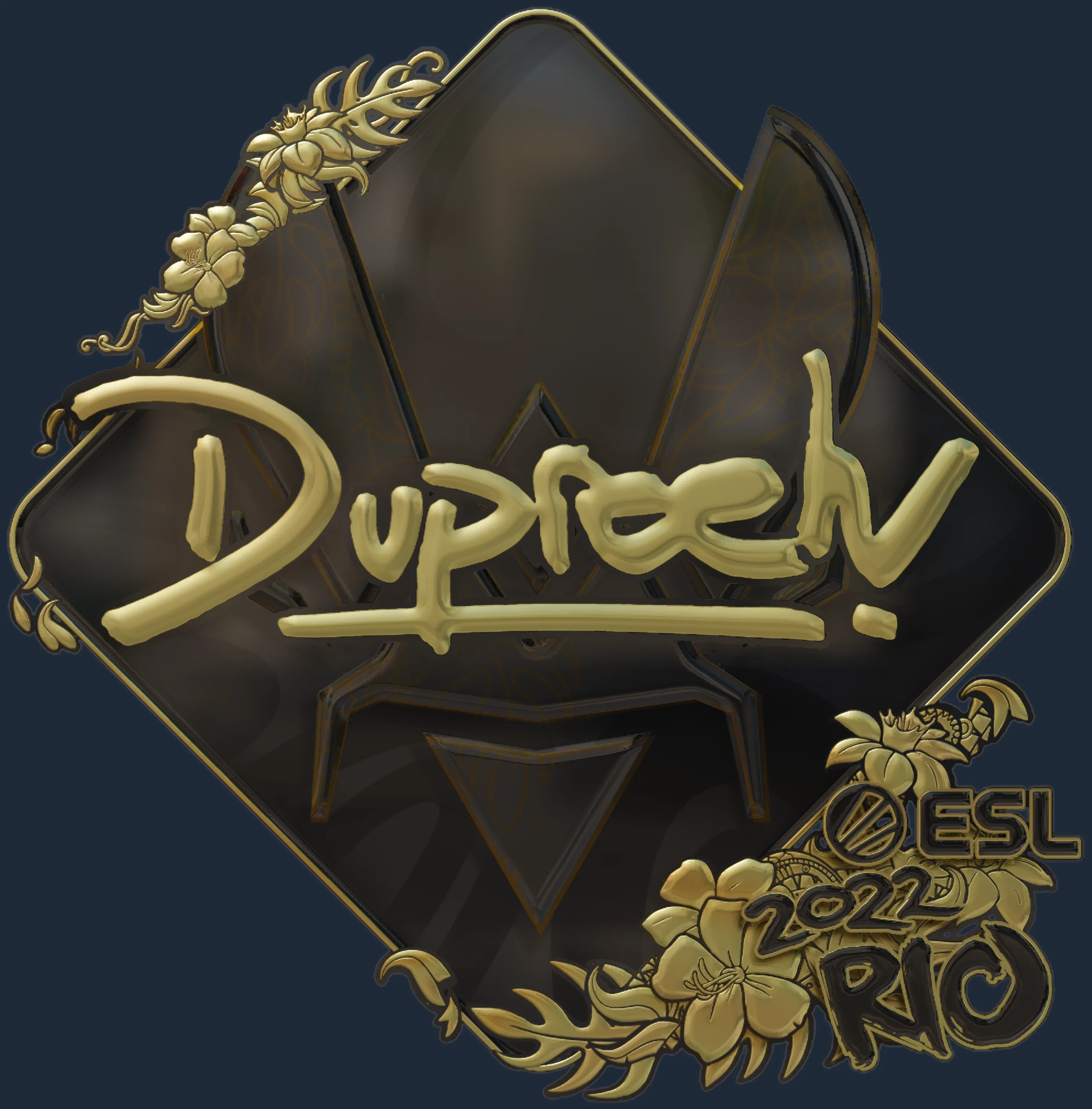Sticker | dupreeh (Gold) | Rio 2022 Image