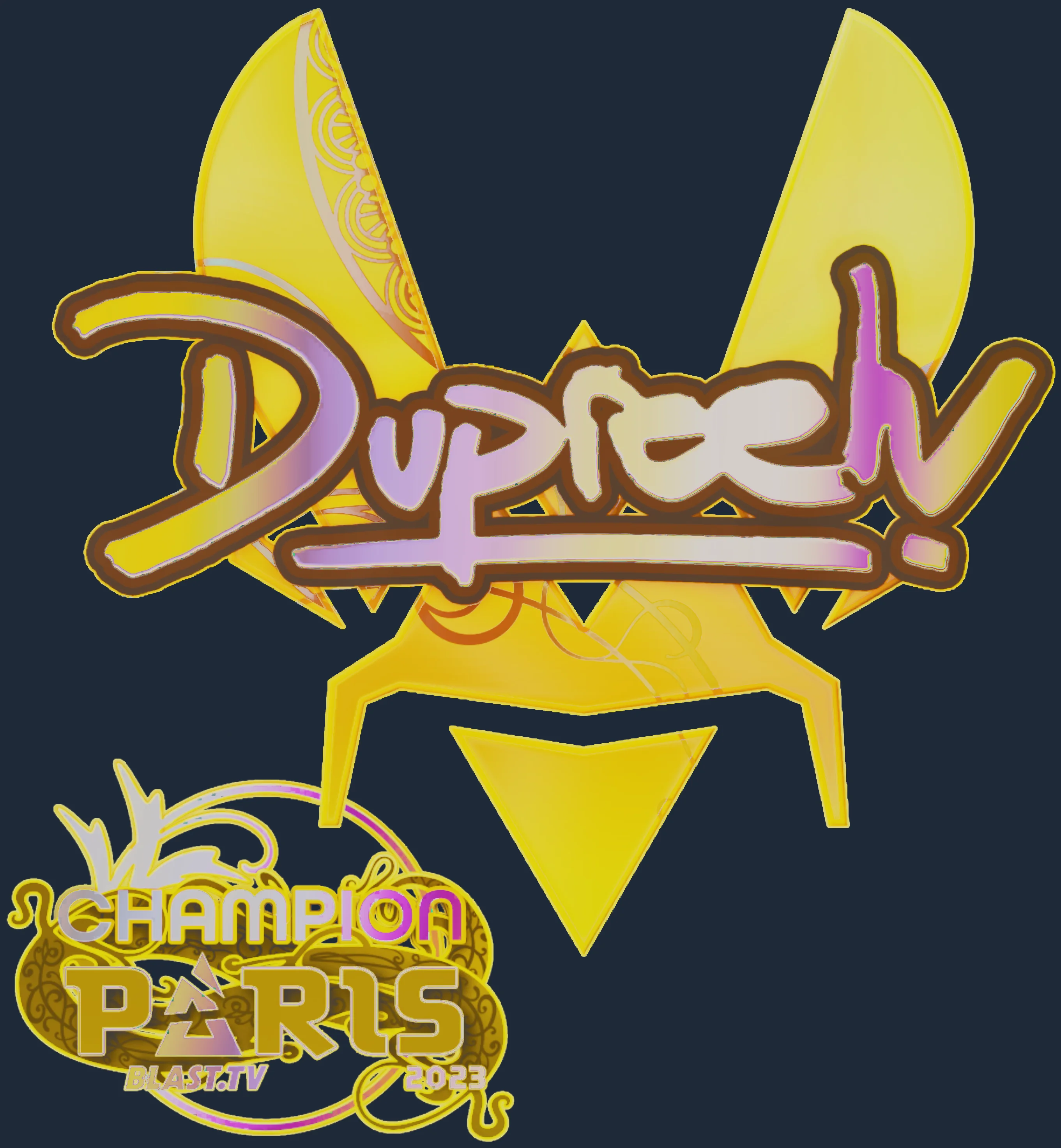 Sticker | dupreeh (Holo, Champion) | Paris 2023 Image