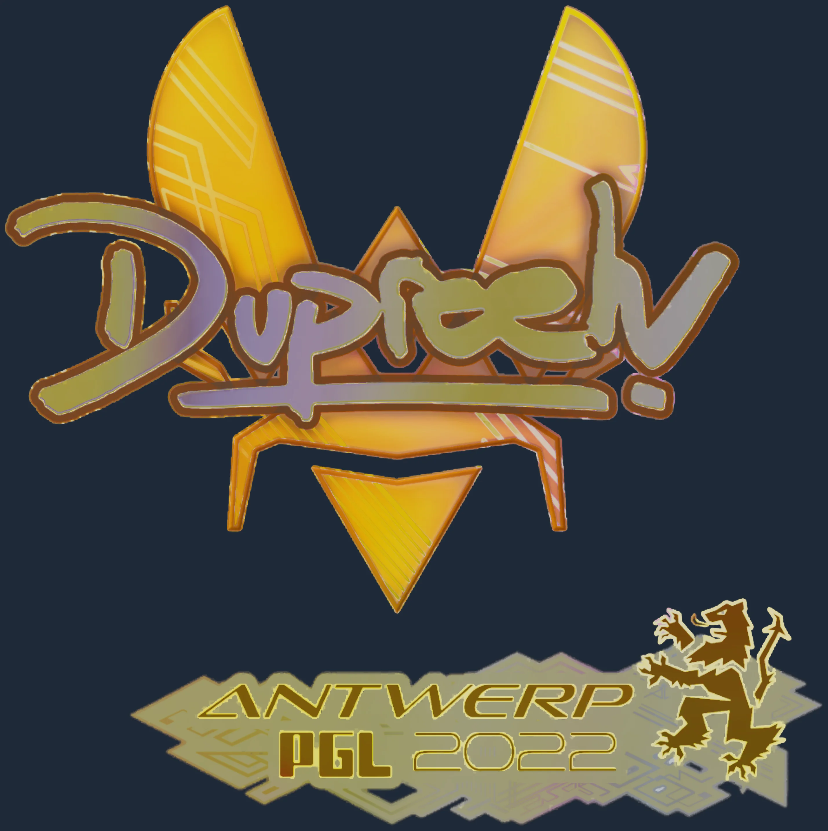 Sticker | dupreeh (Holo) | Antwerp 2022 Image