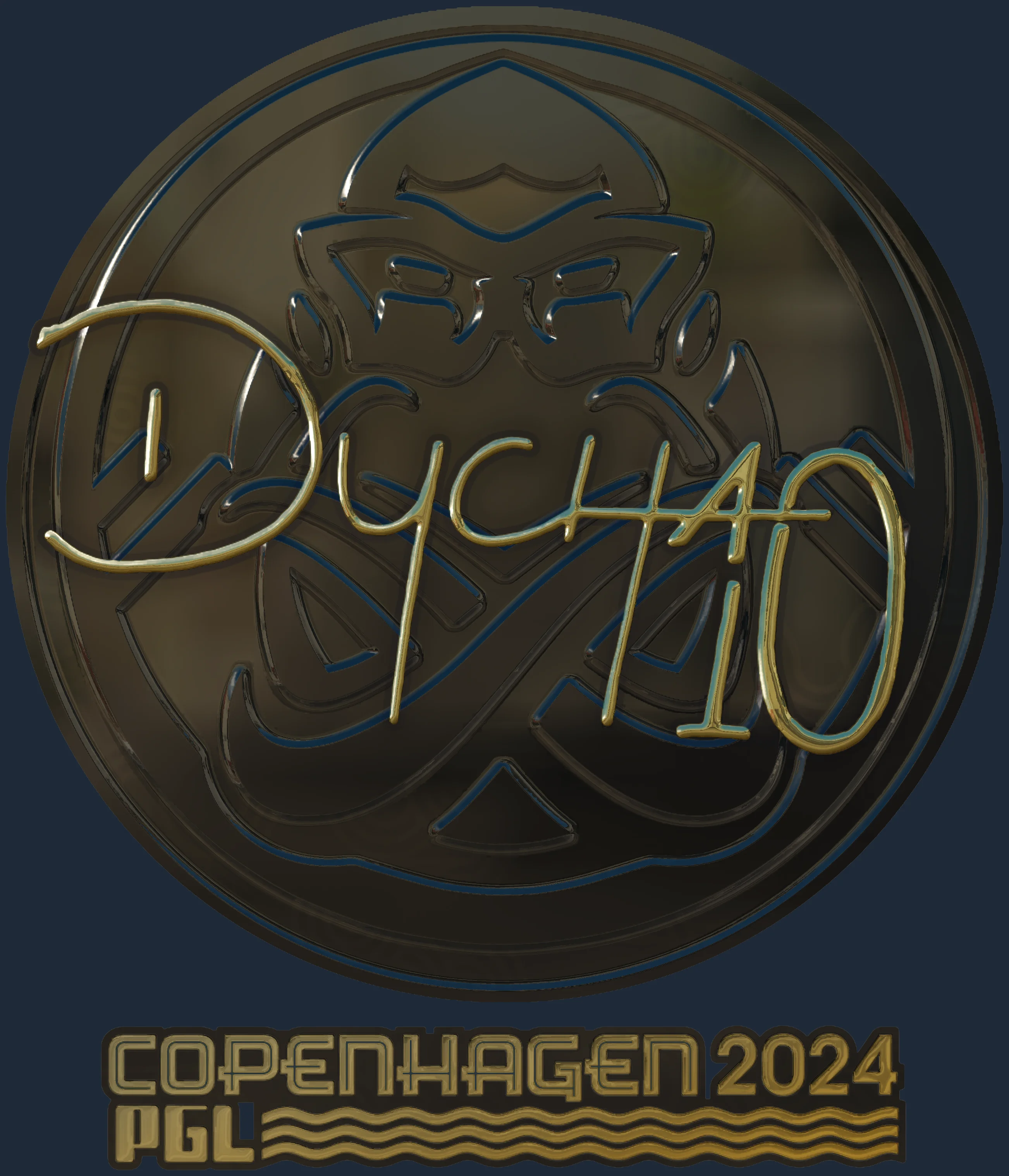 Sticker | Dycha (Gold) | Copenhagen 2024 Image