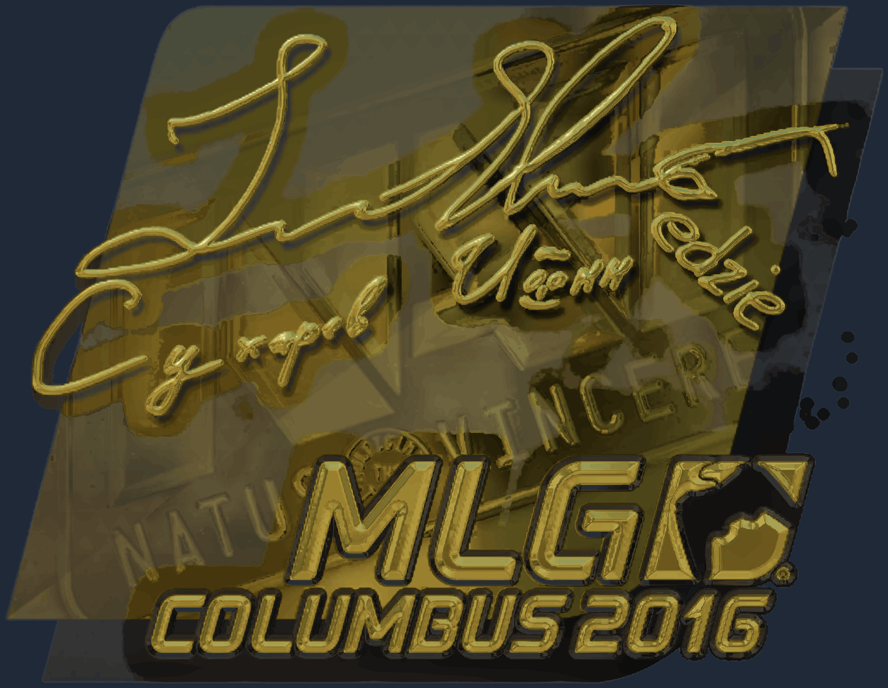 Sticker | Edward (Gold) | MLG Columbus 2016 Image