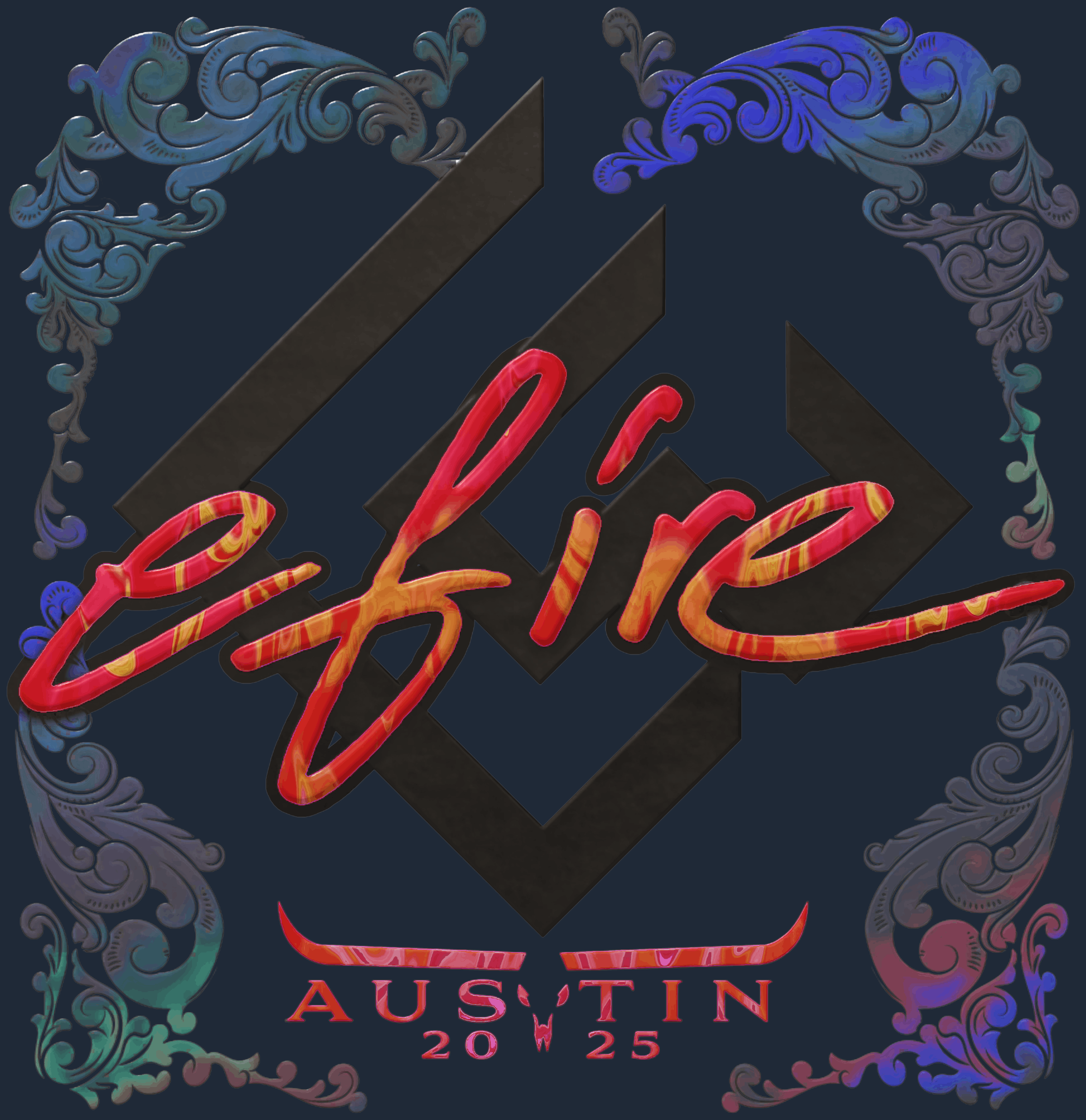 Sticker | efire (Holo) | Austin 2025 Image